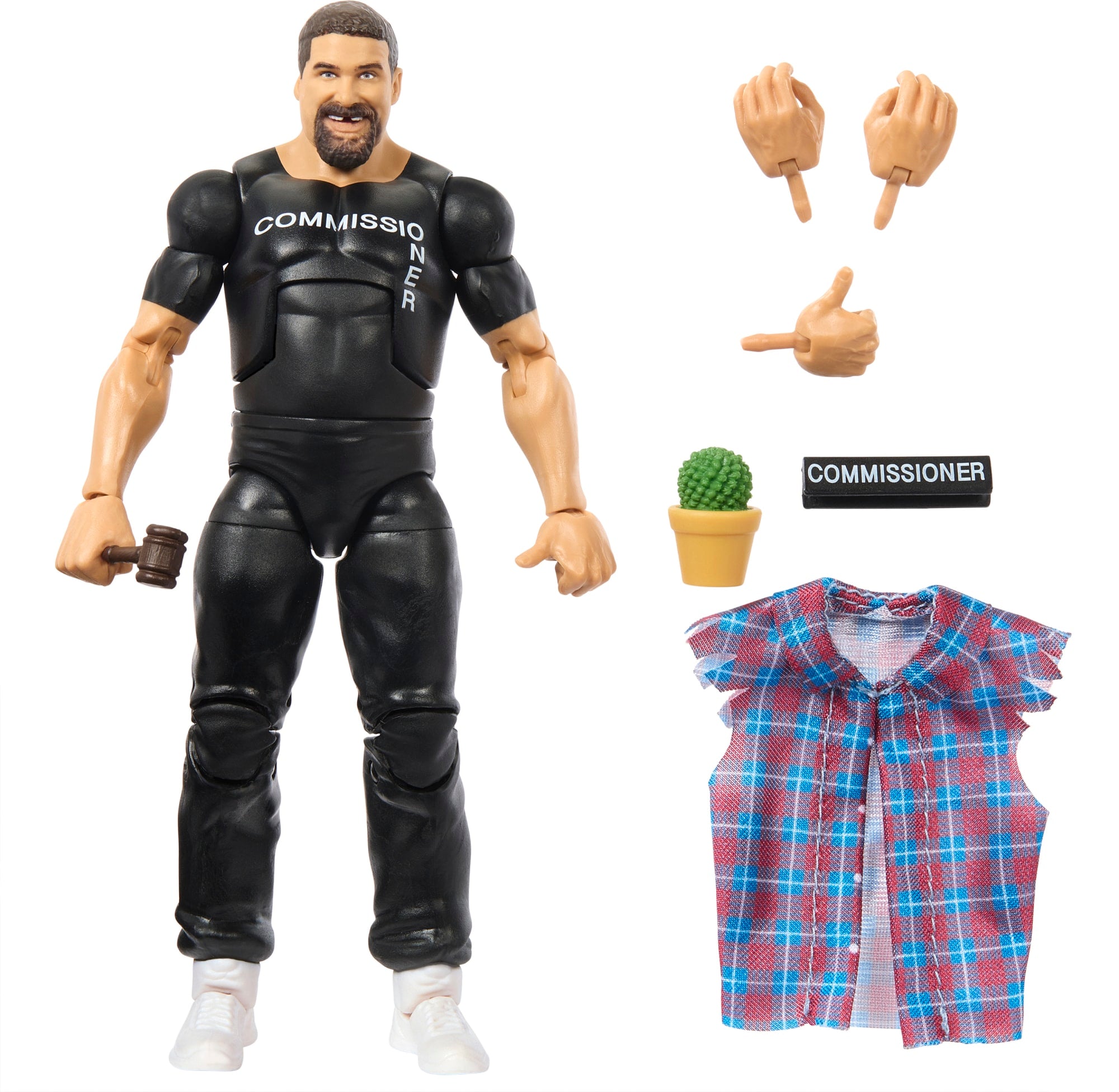 WWE Elite Collection Farooq Asad Action Figure with Accessories, Posable  Collectible (6-inch) 