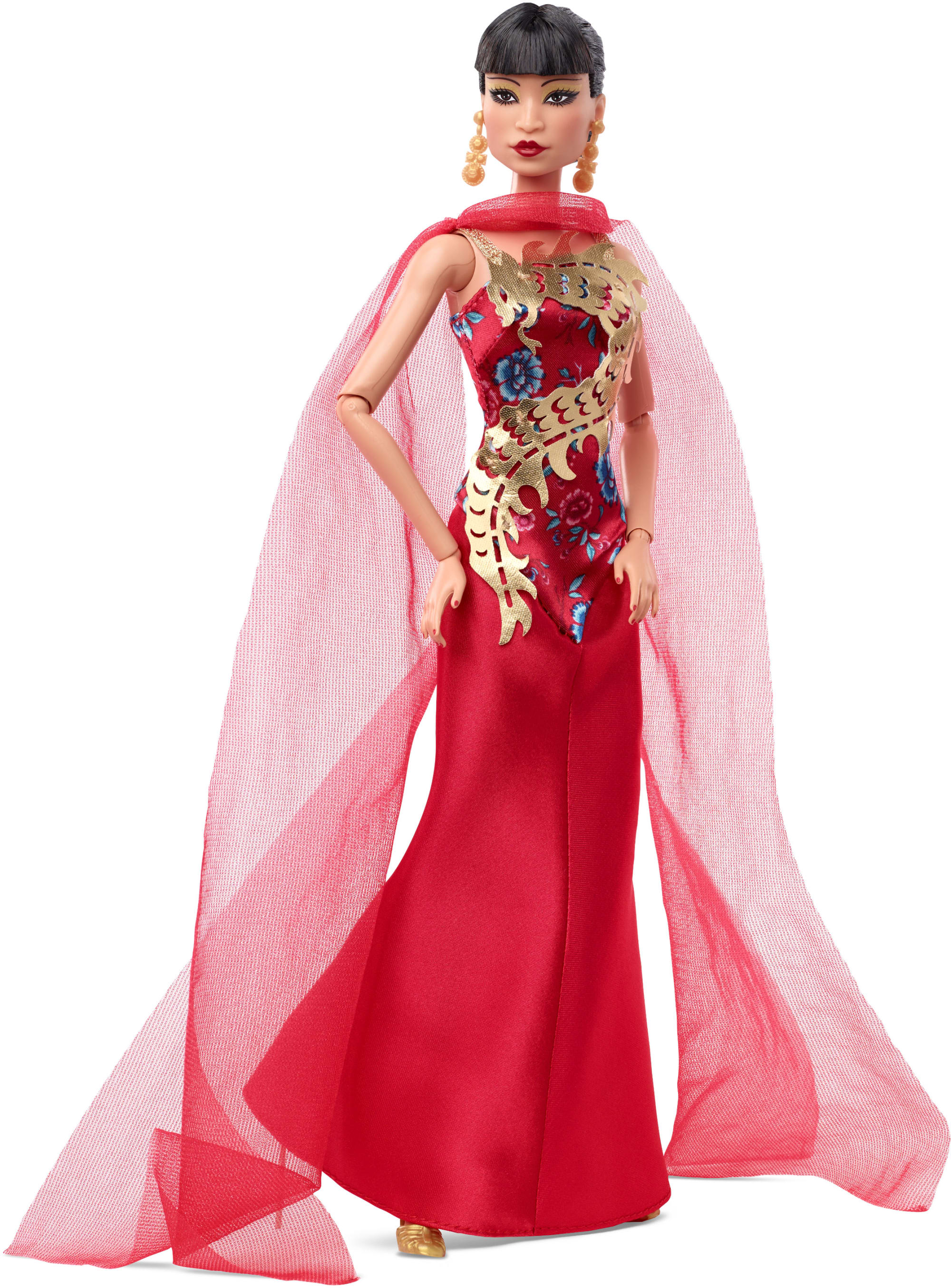 Barbie Signature Doll, Lunar New Year Collectible in Traditional Hanfu Robe  with Chinese Prints, Displayable Packaging