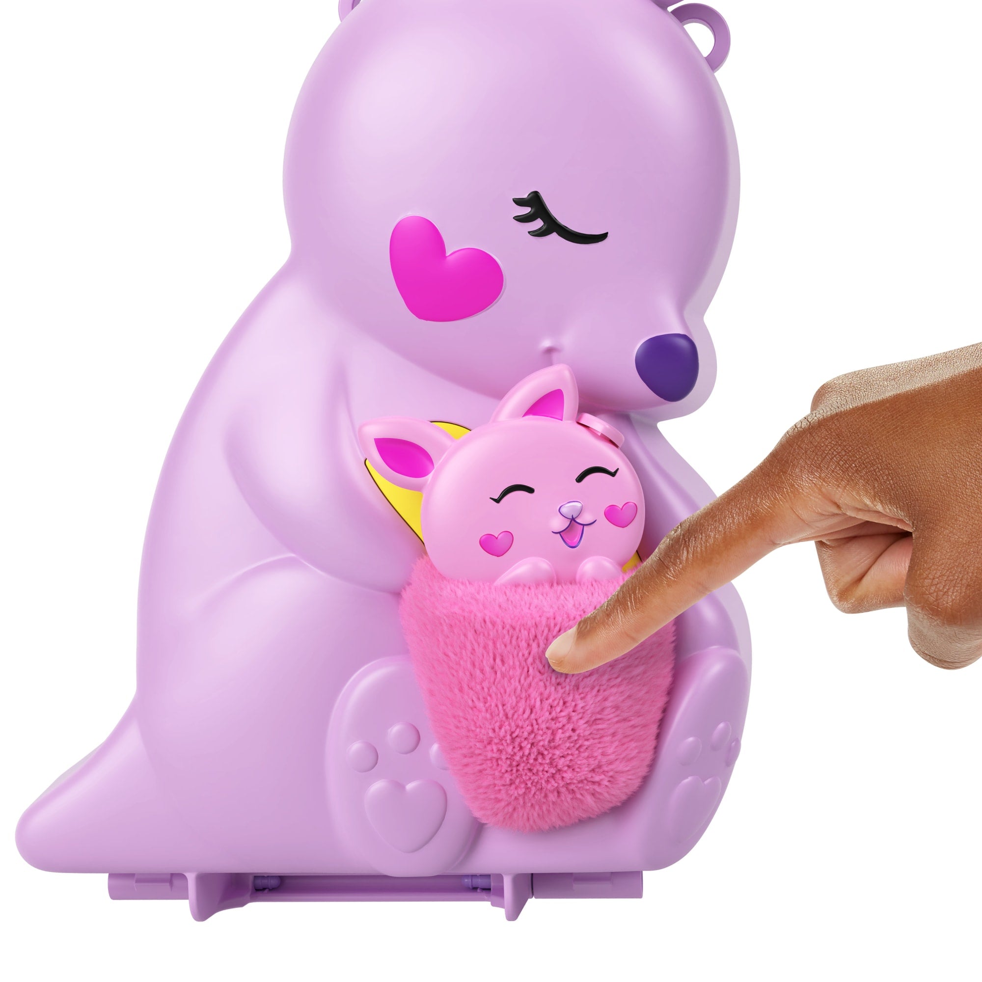 Polly Pocket Conjunto de Brinquedo Estojo Canguru