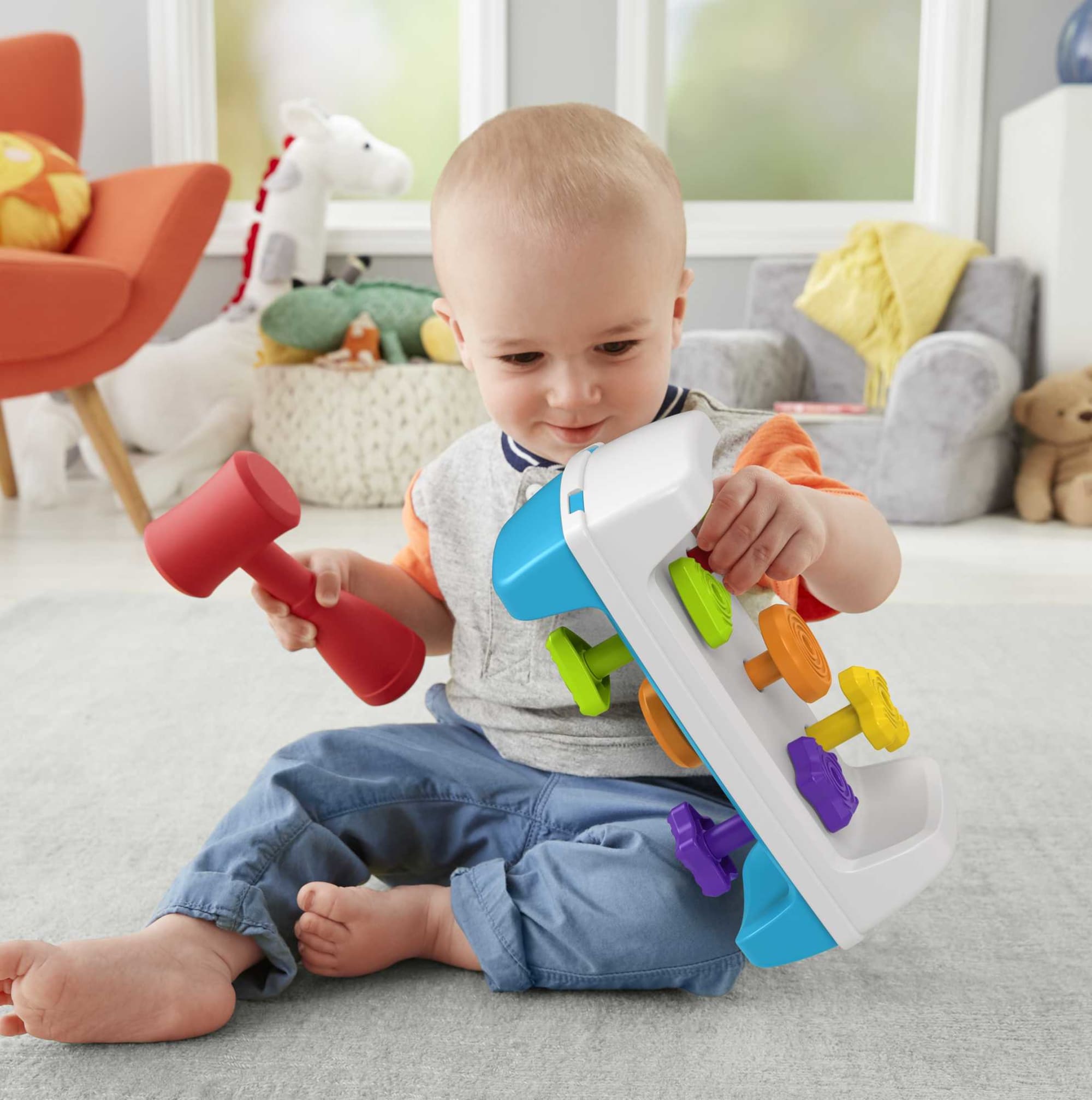 Établi Recto-Verso de Fisher-Price, Jouets à 2 Côtés Pour Bébés et Tout-Petits