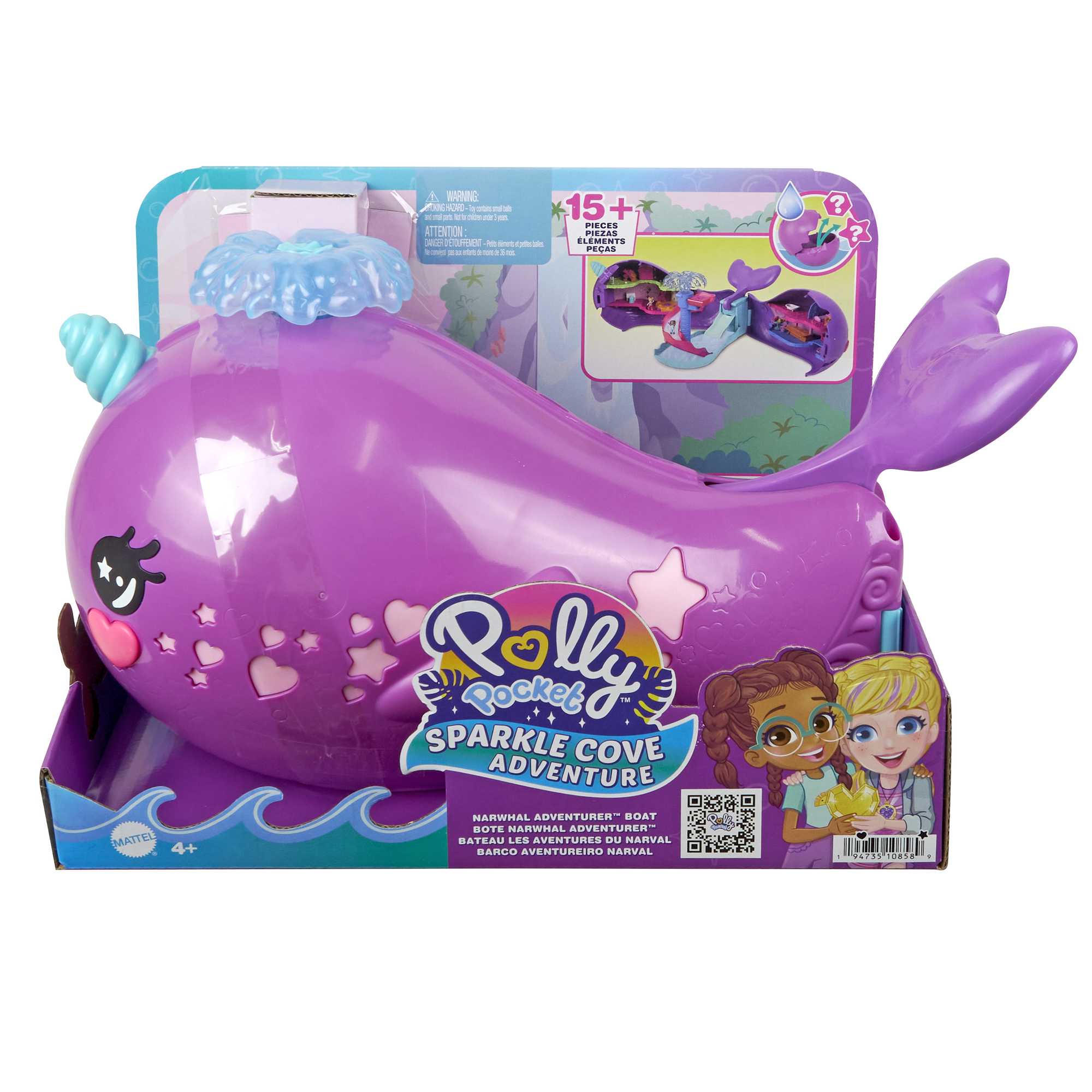 Polly Pocket Coffret Bateau Les Aventures du Narval