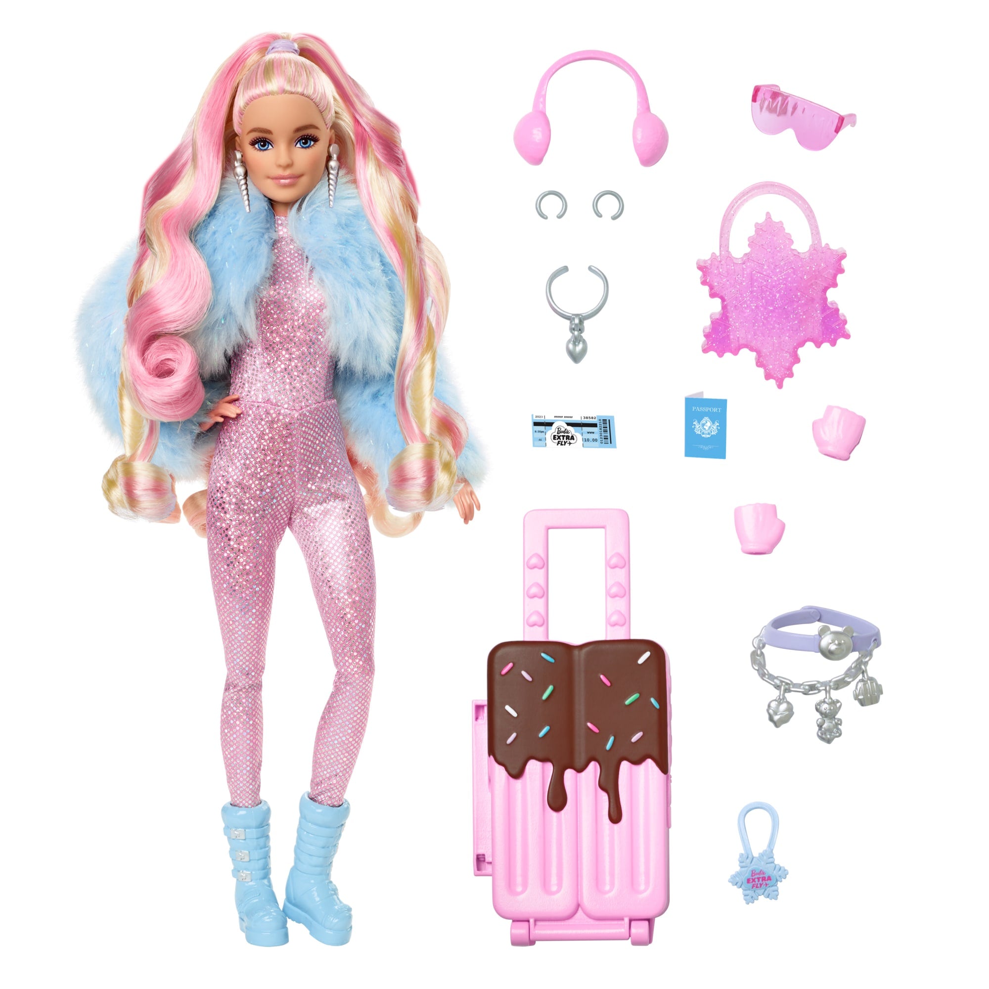 Barbie Doll with Winter Look | Barbie Extra Fly | MATTEL