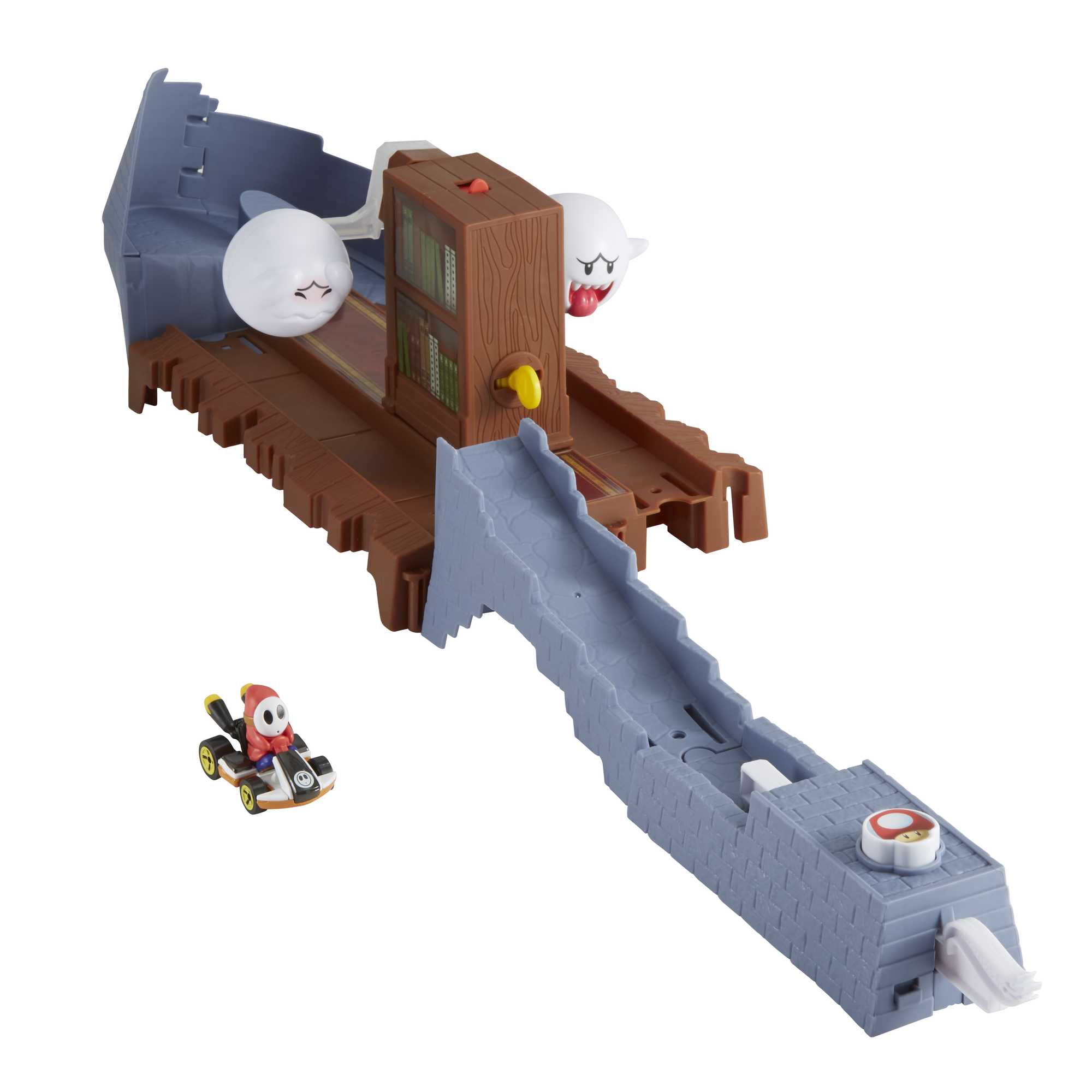 Hot Wheels Mario Kart Boo'S Spooky Sprint Track Set | Mattel