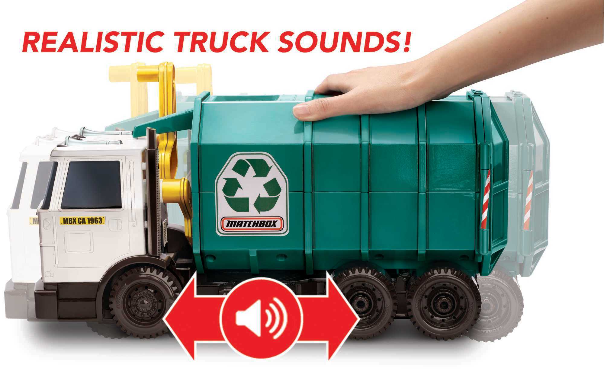 Matchbox Garbage Large-Scale Recycling Truck, 15