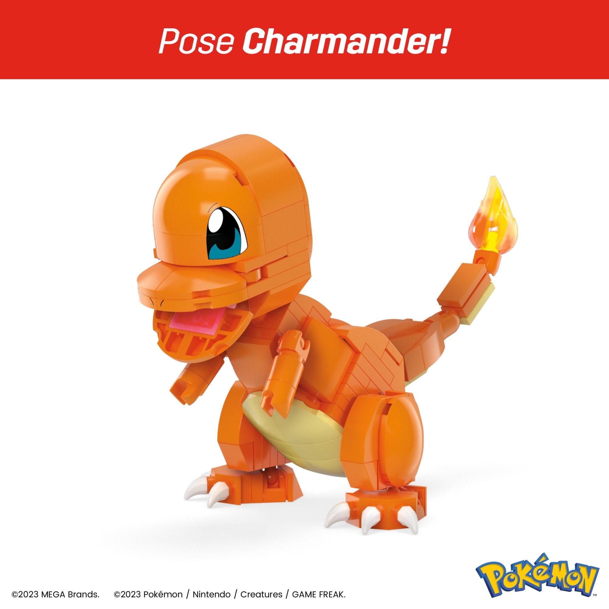 MEGA Pokémon Building Kit, Kanto Region Trio With 3 Action Figures (529 Pieces) For Kids