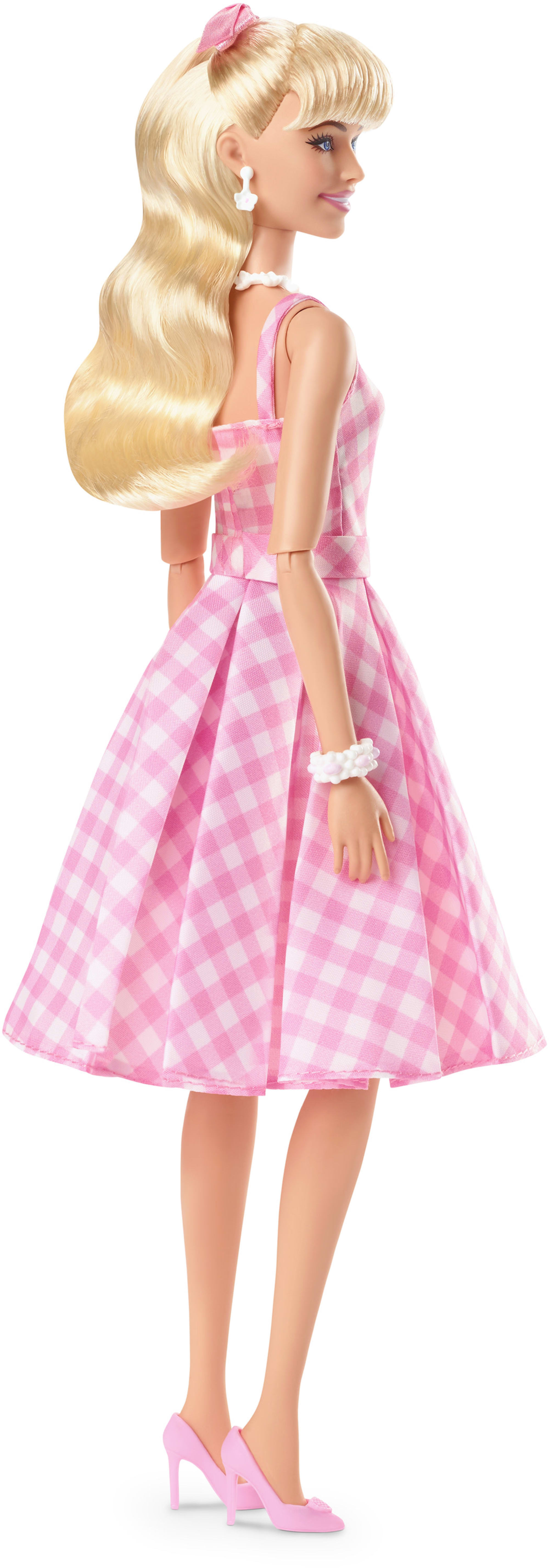 Barbie the Movie Collectible Doll, Margot Robbie As Barbie In Pink Gingham Dress