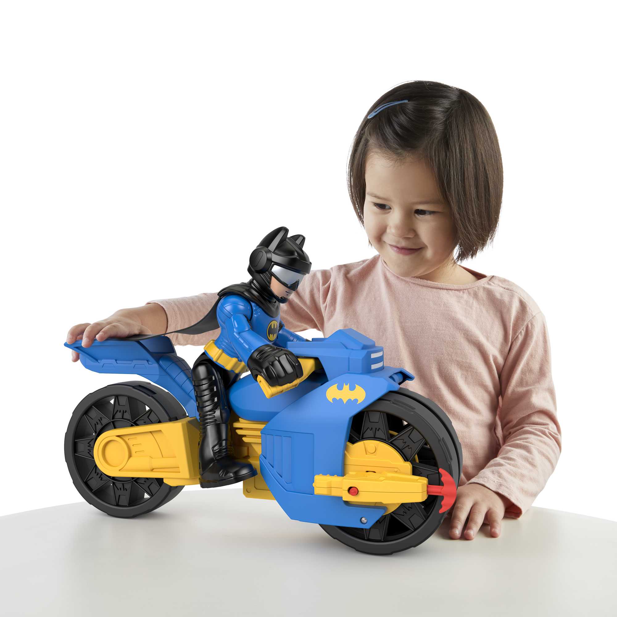 Imaginext DC Super Friends Figura de Acción Batimoto XL y Batman™