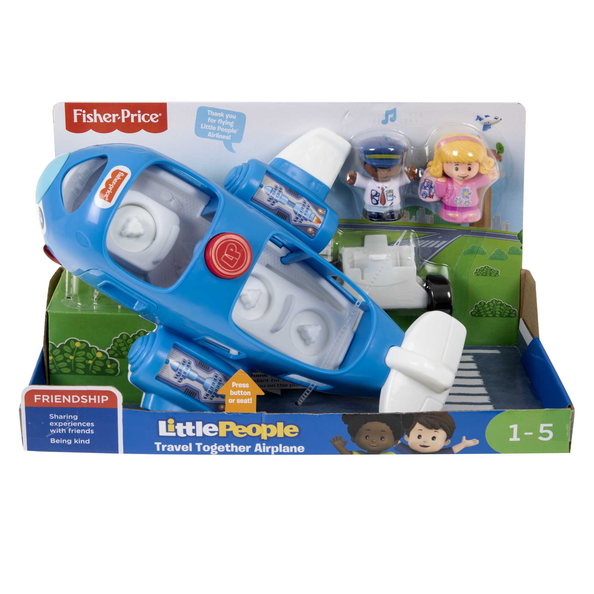 Little People Travel Together Airplane