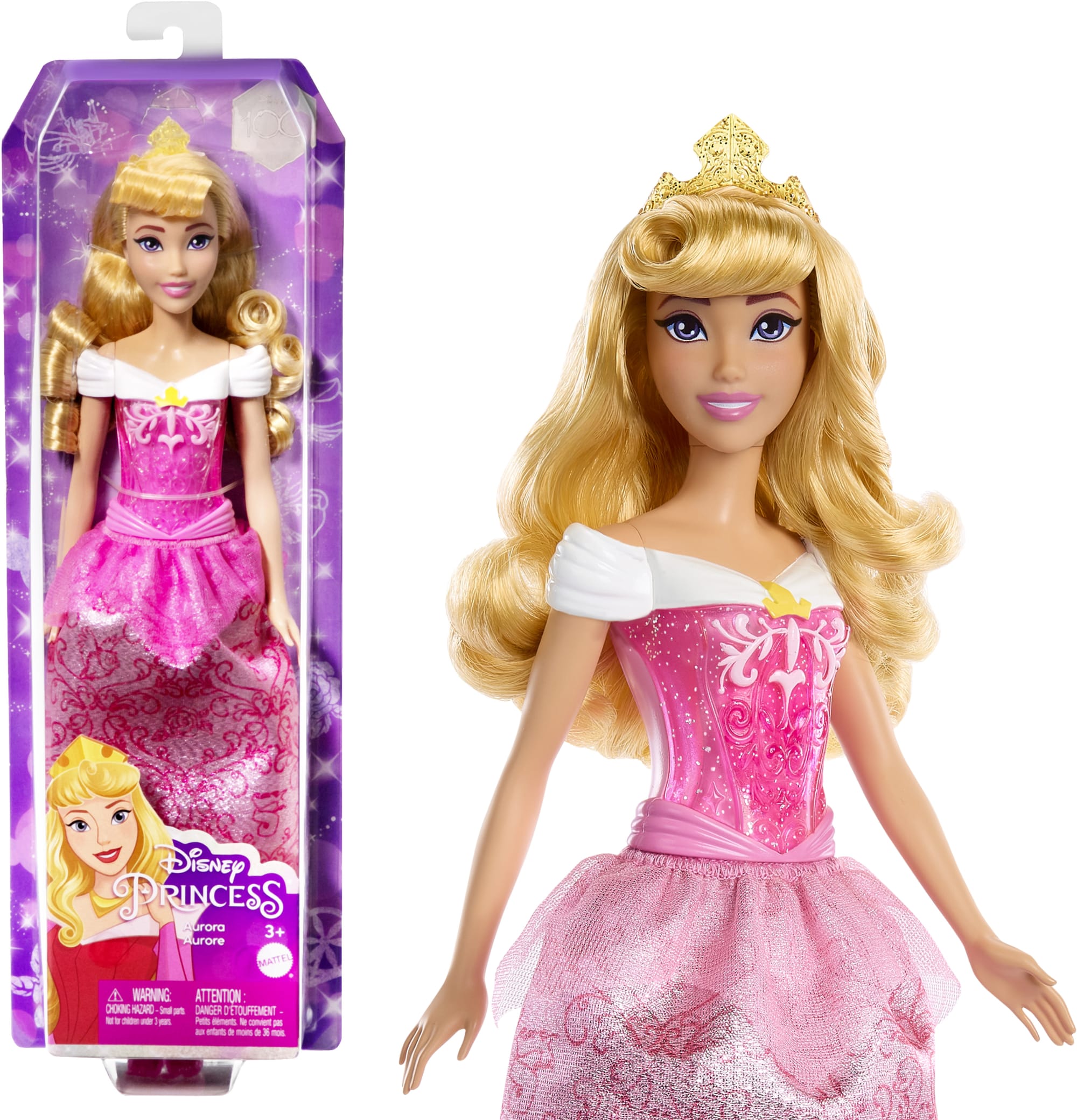 Disney Princess Toys, Aurora Fashion Doll and Accessories | Mattel