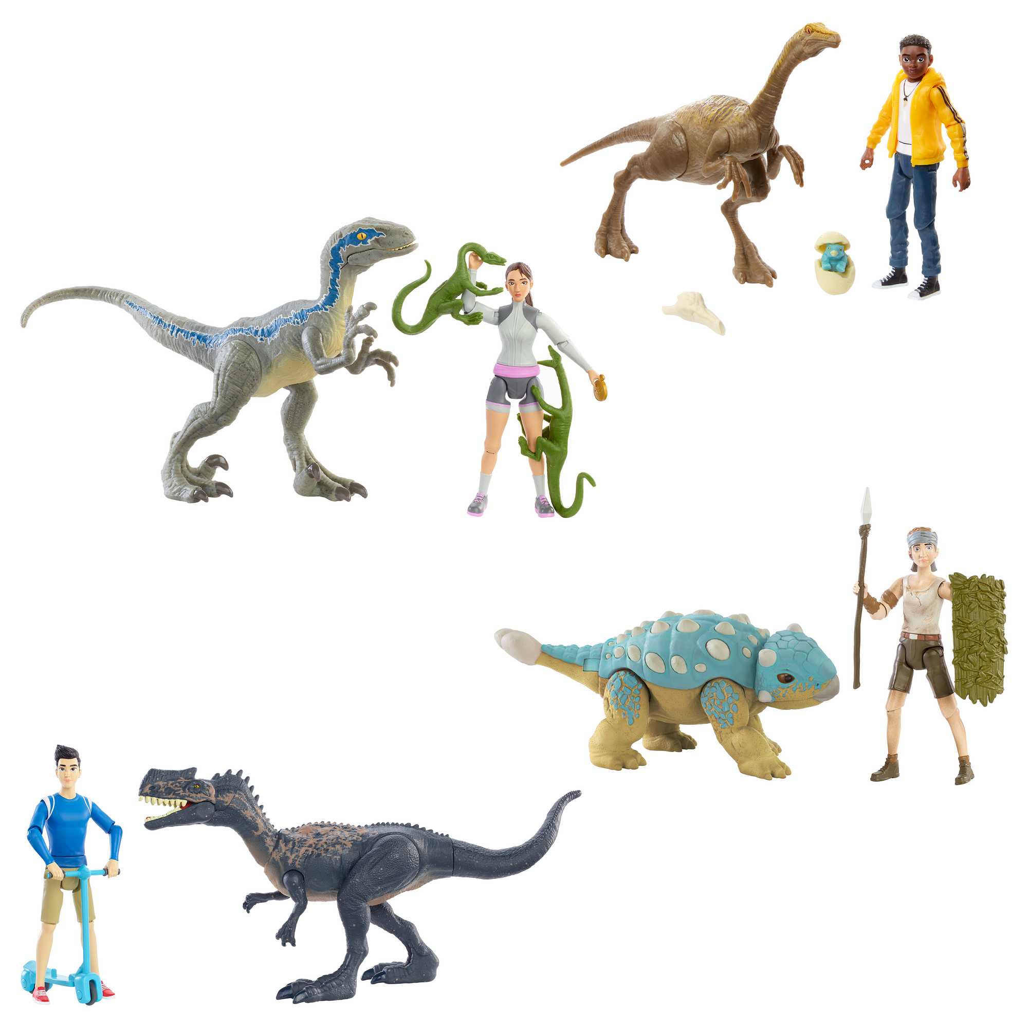 Jurassic World Human & Dino Action Figure Pack | MATTEL