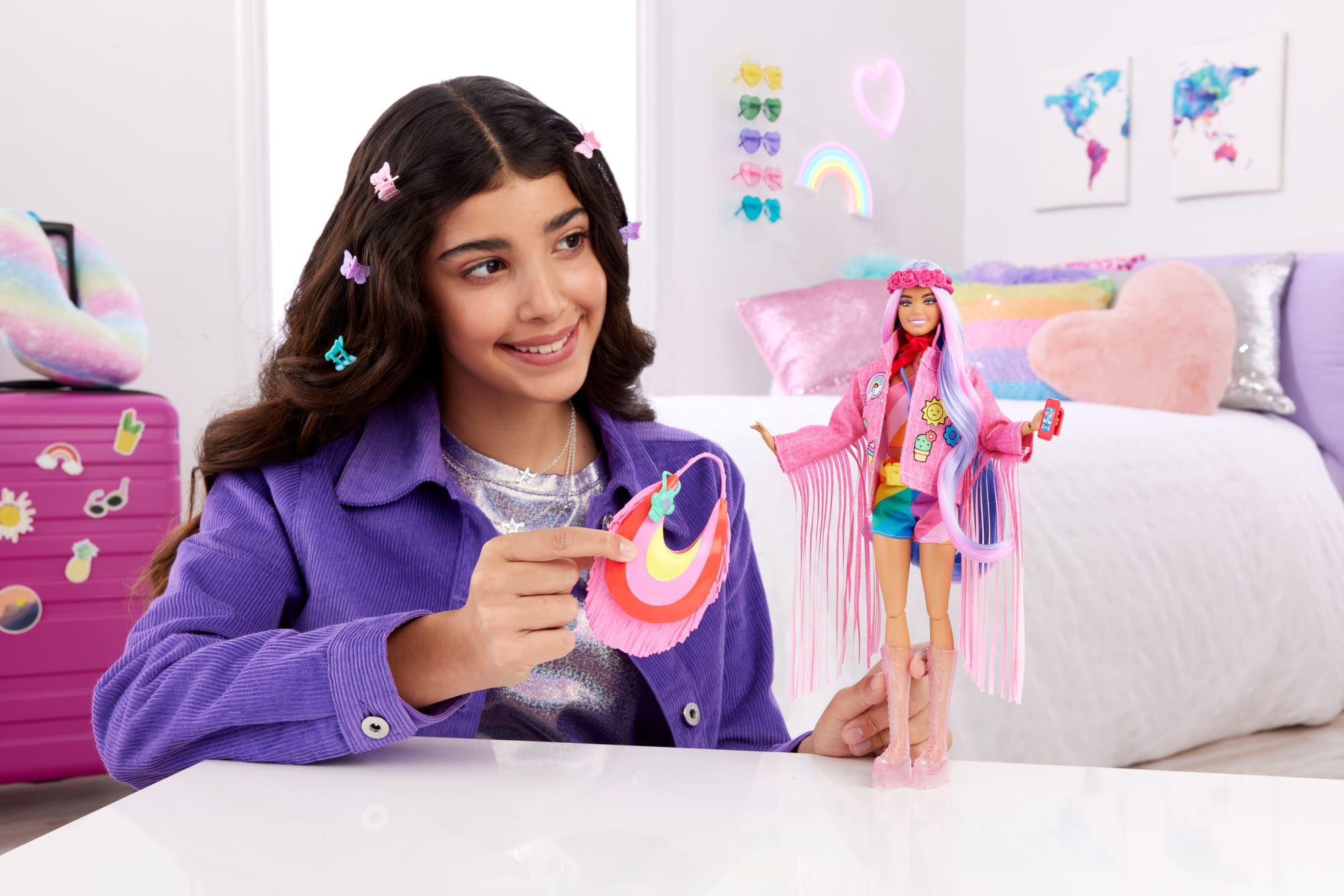 Barbie - Poupée voyageuse (Mattel)