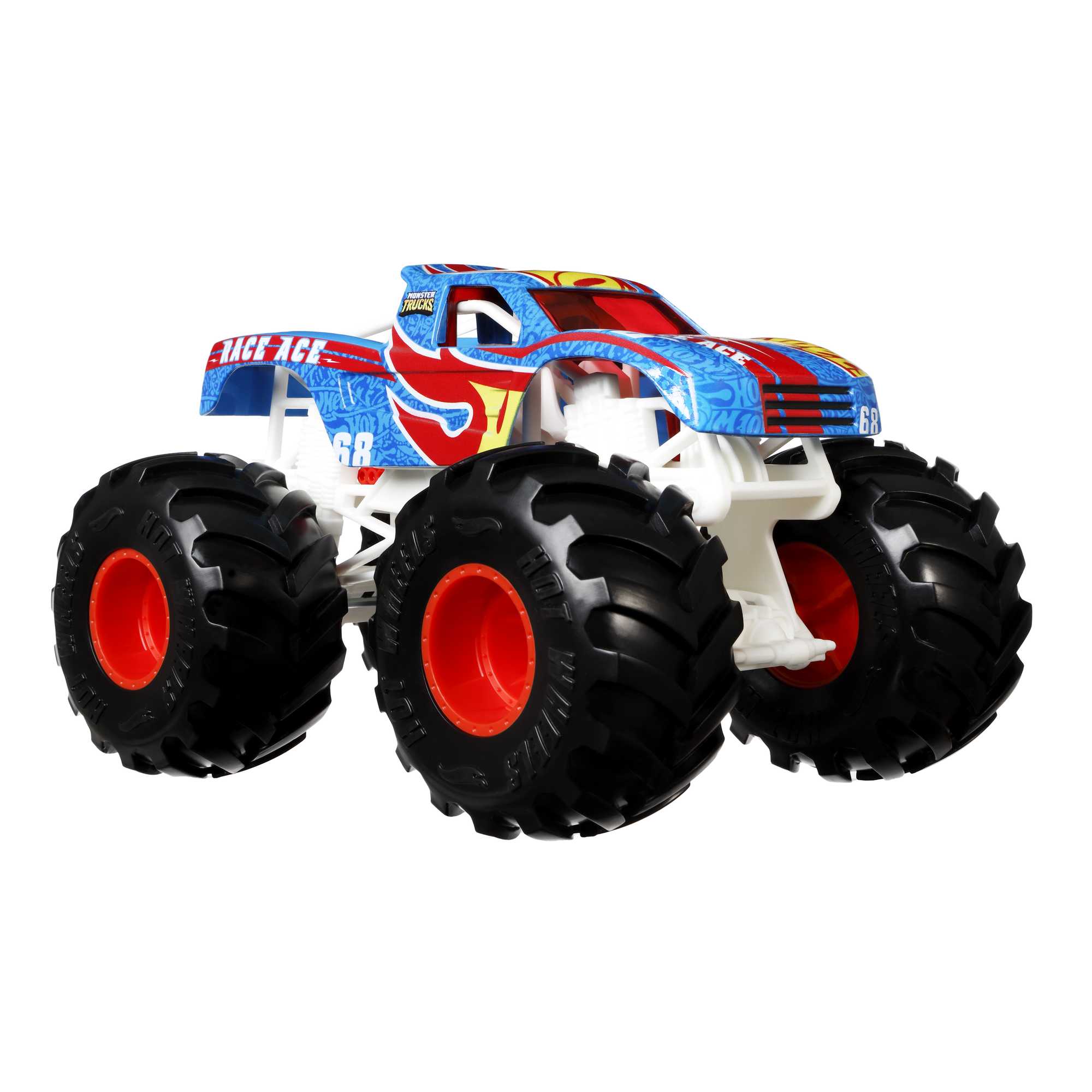 Hot Wheels Monster Trucks 1:24 Scale Vehicles, Collectible Die-Cast Toy  Trucks