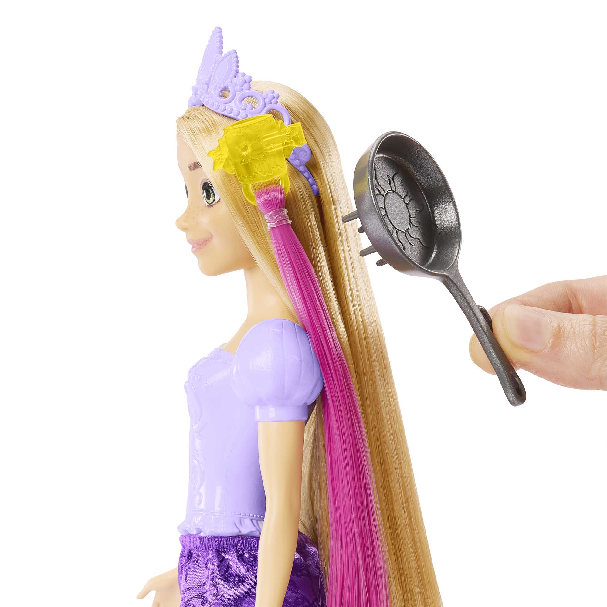 Disney Princesa Boneca Rapunzel Cabelo de Contos de Fadas