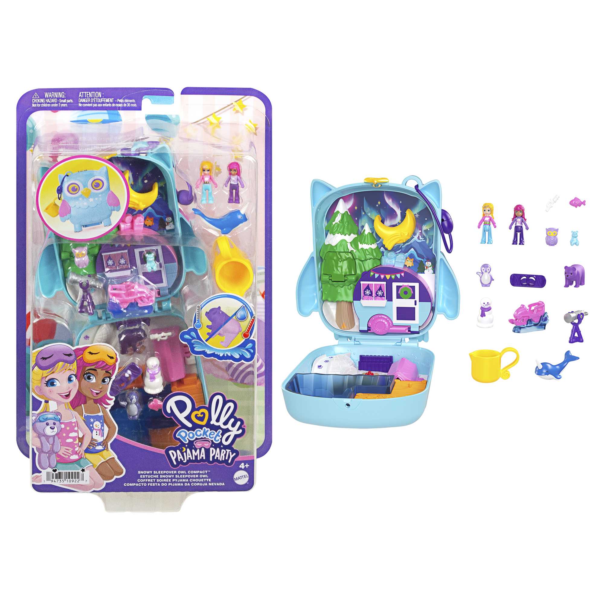 Polly Pocket Puppy Party Playset with 2 Dolls