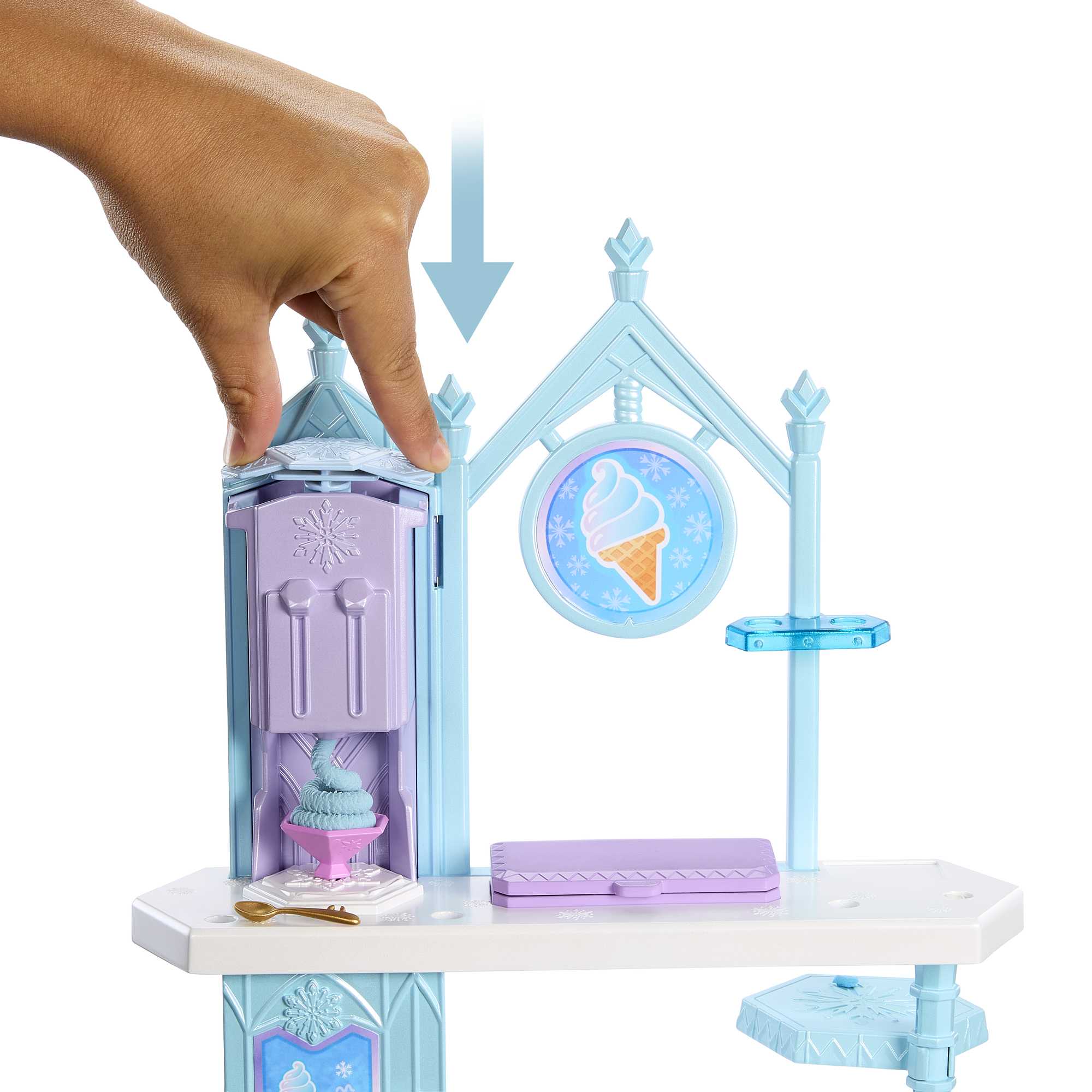 Disney Frozen Conjunto de Brinquedo Carrinho de Doces da Elsa e do Olaf