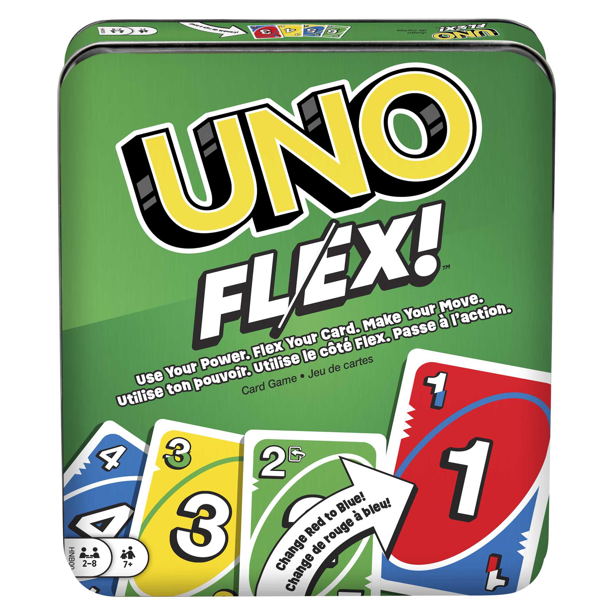 UNO Card Game with Collectible Storage Tin, Card Games for Kids, Adults,  Families, Travel Game, 112 Cards and Instructions, Gift for 7 Year Olds and
