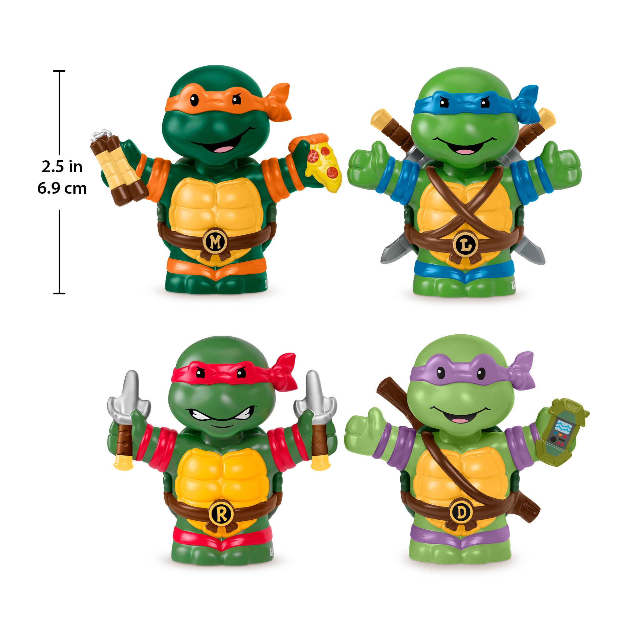 Little People Collector Teenage Mutant Ninja Turtles Special Edition Set, 4 Figures