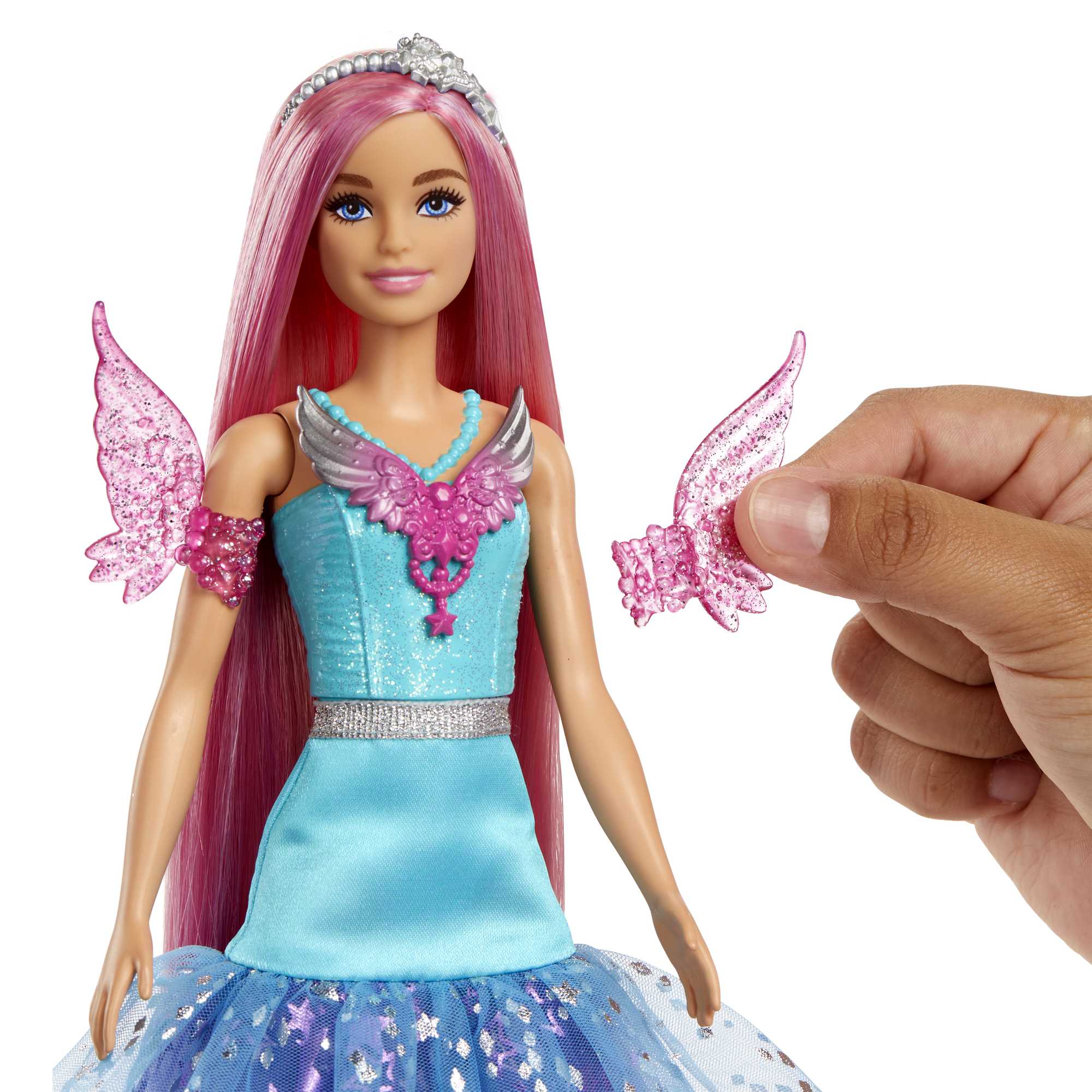 Barbie-A Touch Of Magic-Malibu-Poupée Avec 2 Animaux Féeriques