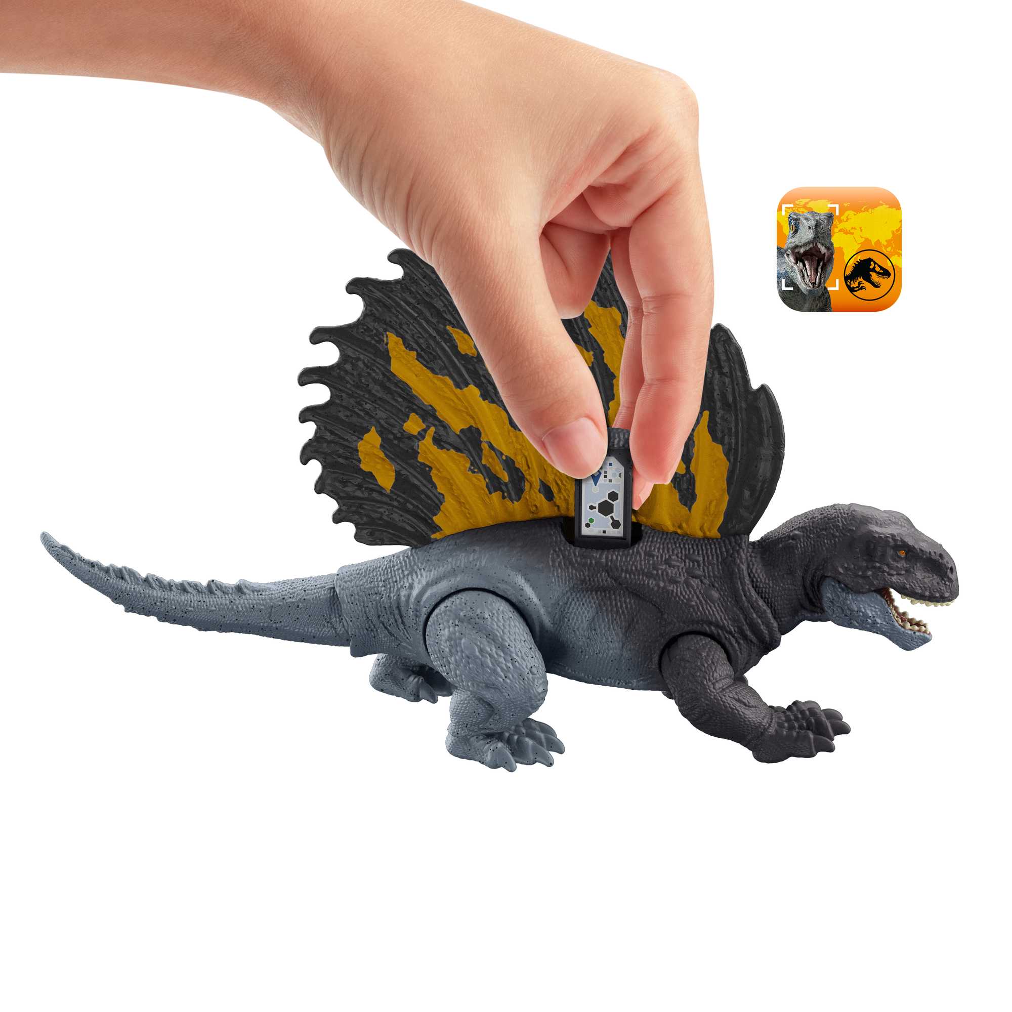 Jurassic World Dinosaurio de Juguete Edaphosaurus Mordida de Ataque