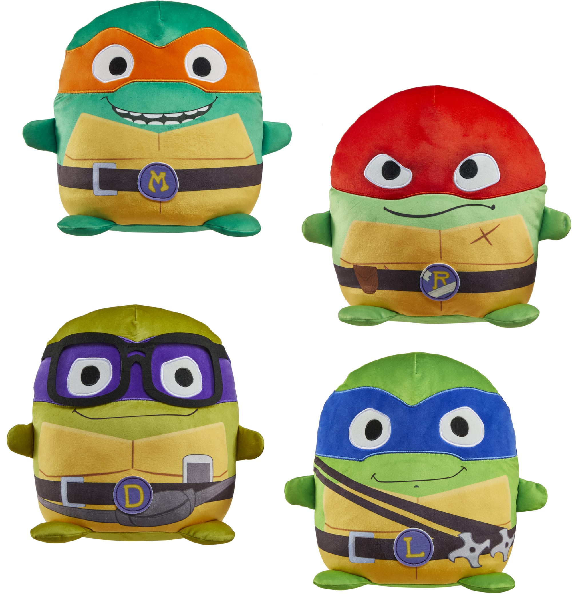 Teenage Mutant Ninja Turtles: Mutant Mayhem Plush Toys Cuutopia, 5 Inch  TMNT Kawaii-Style Plush, Key Movie Characters