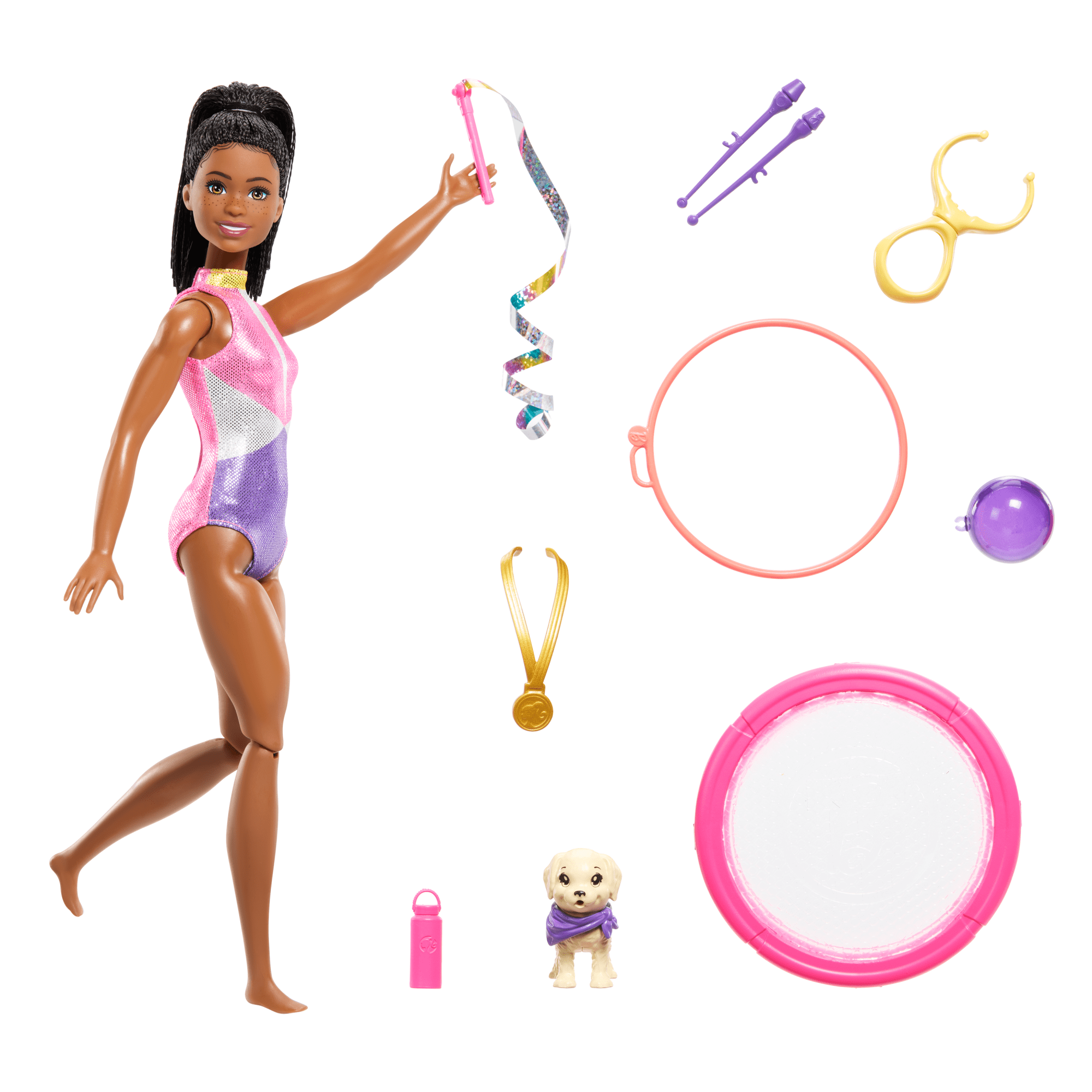 Barbie Wellness Bambola Ginnasta con accessori Mattel