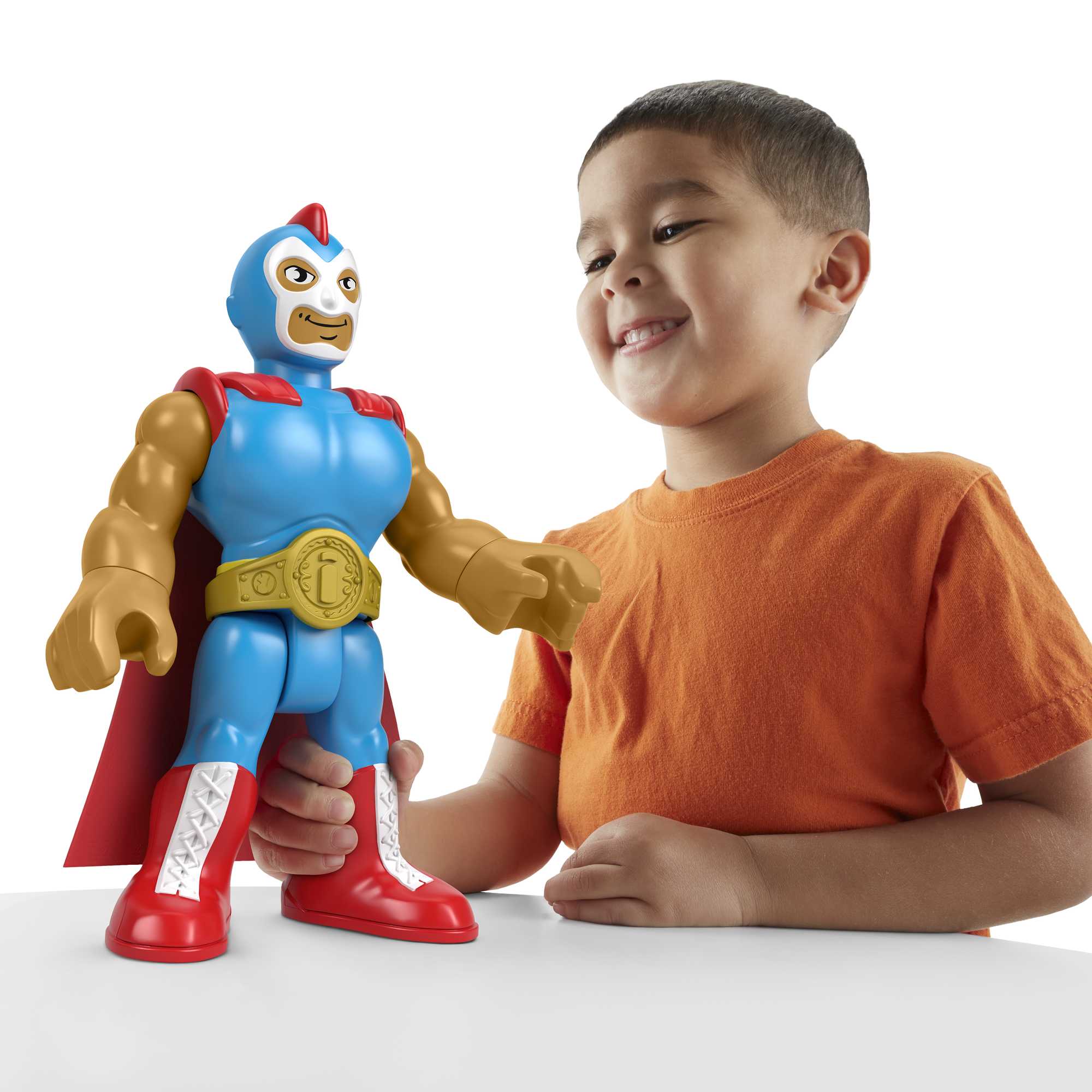 Imaginext Mundo Aventura Figura de Ação Luchador XL 25 cm