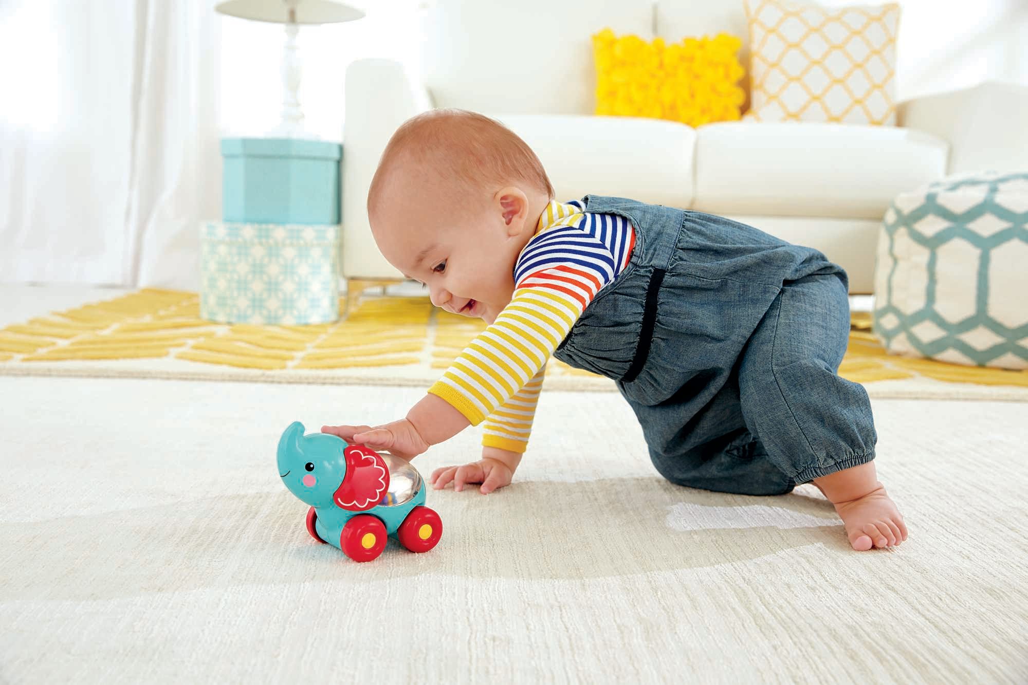 Fisher-Price Juguete para Bebés Elefante Pelotitas Divertidas