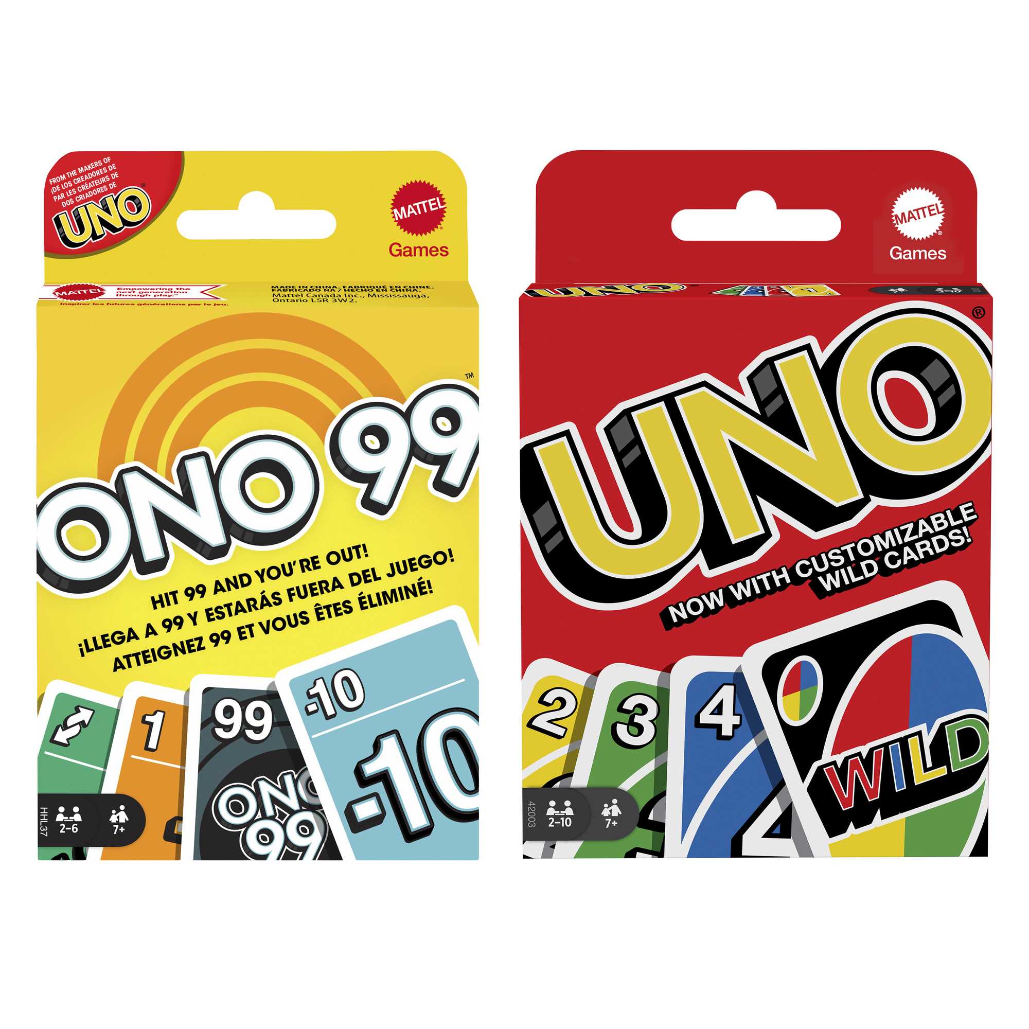 ONO 99 Card Game 112 Cards UNO Family Party Funny Game