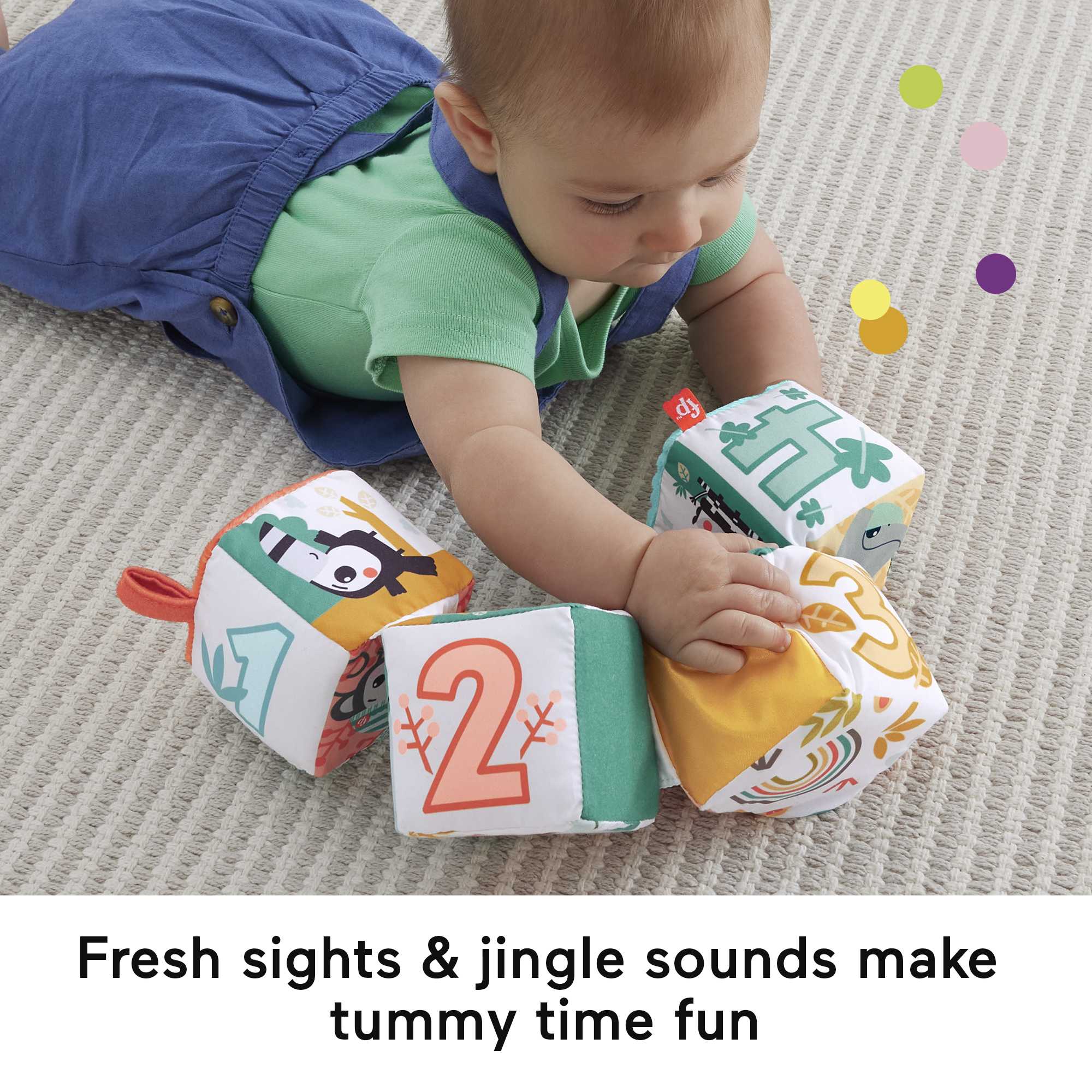 Fisher price fun to flip shop soft blocks