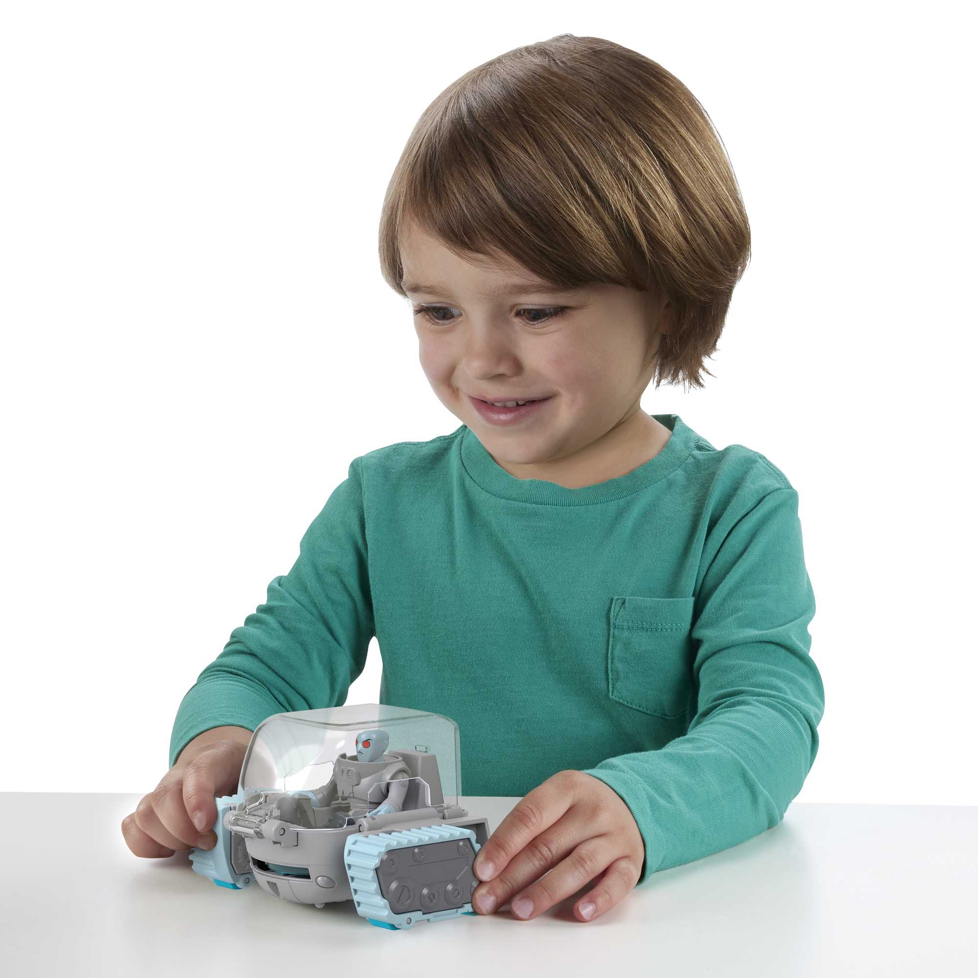 Imaginext DC Super Friends Figura de Ação Head Shifters Mr Freeze & Snow Tank
