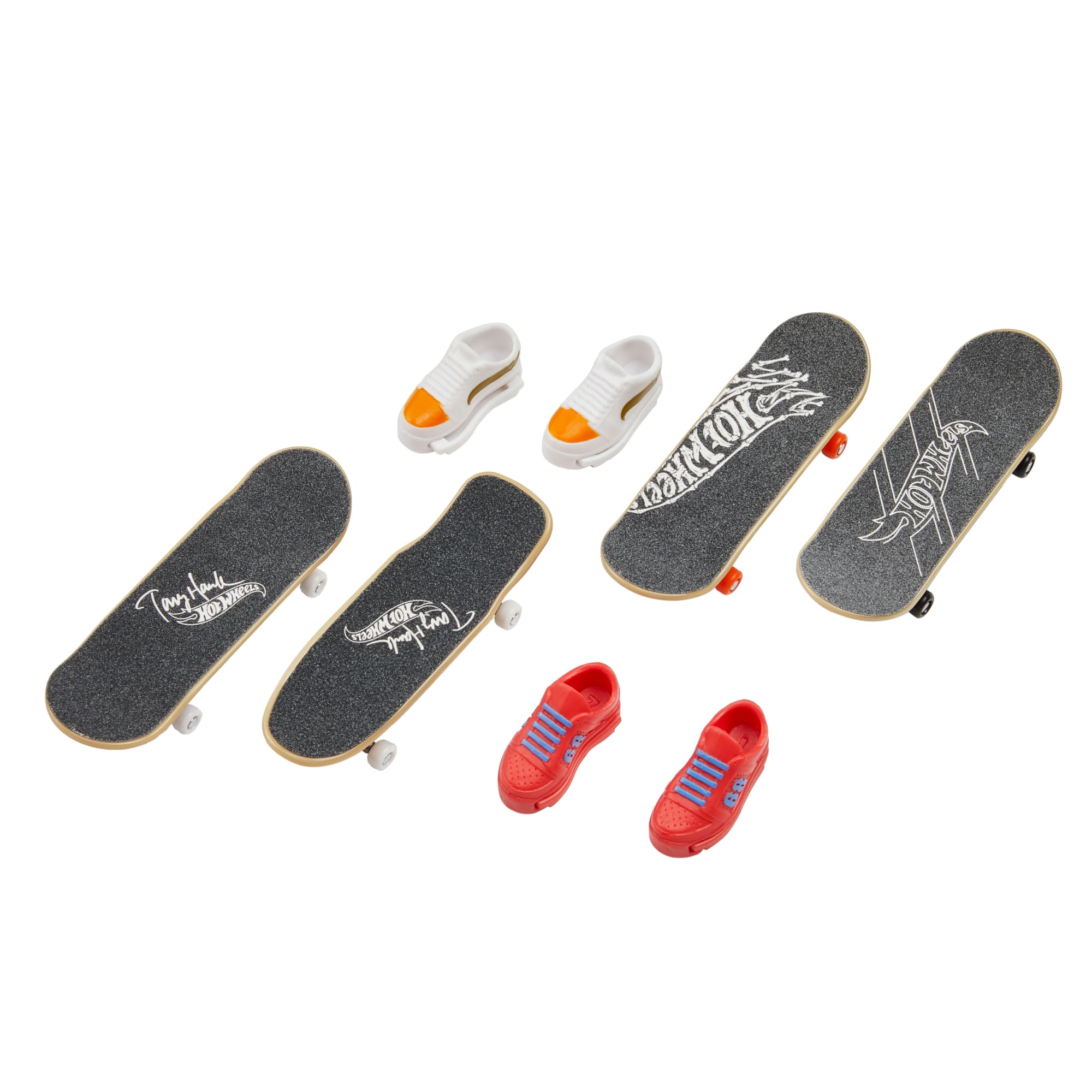 Hot Wheels Skate Tony Hawk Fingerboards & Skate Shoes Multipack (Styles May Vary)