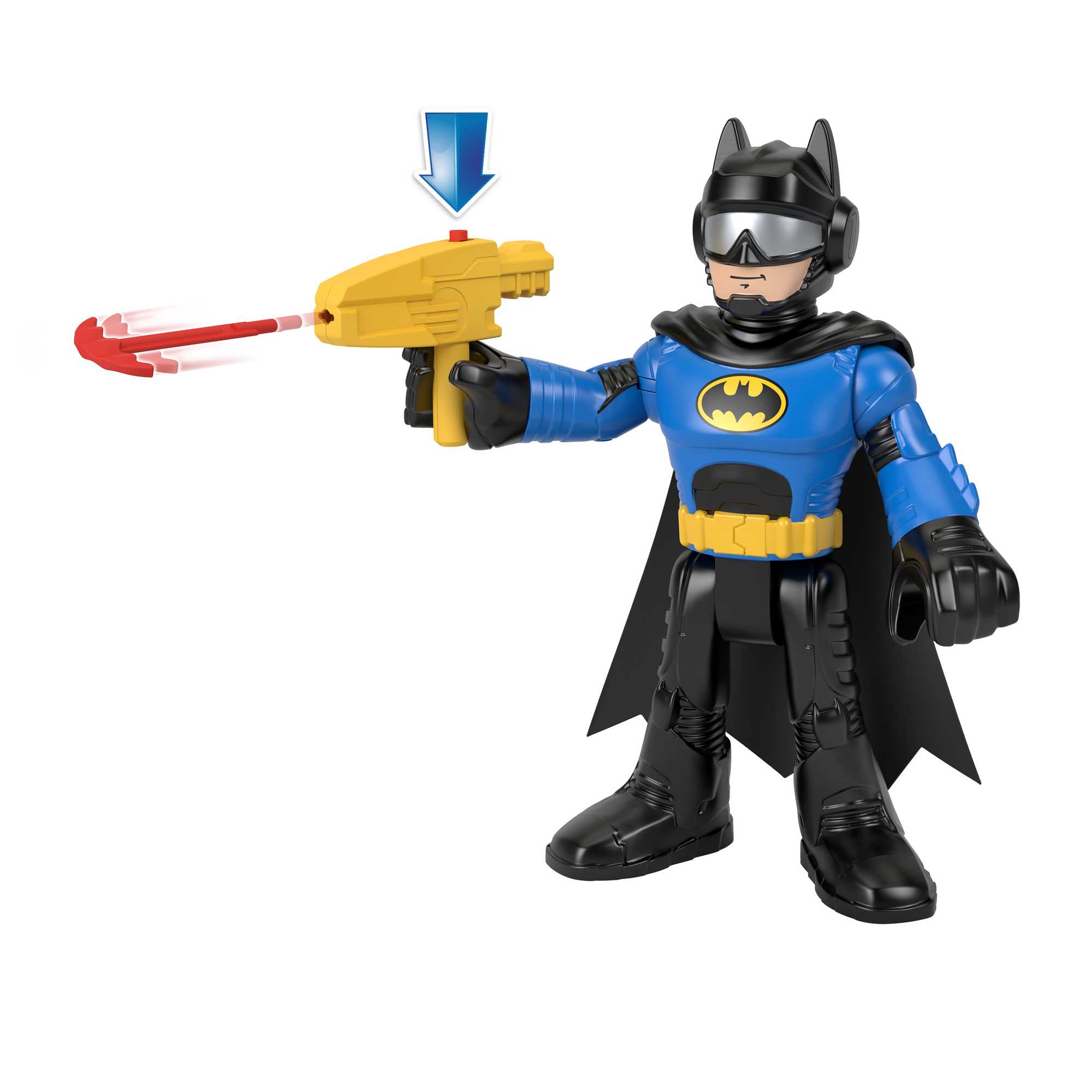 Imaginext DC Super Friends-Batcycle XL et Batman-Figurine de 25 Cm