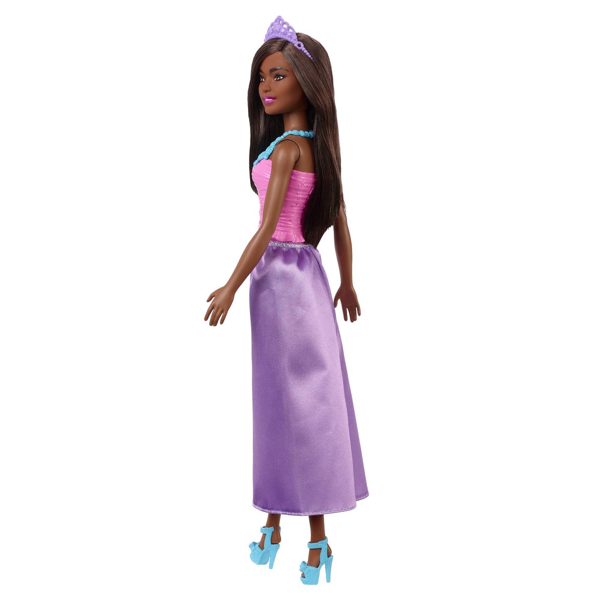 Barbie Fantasia Boneca Princesa Vestido rosa e lilás