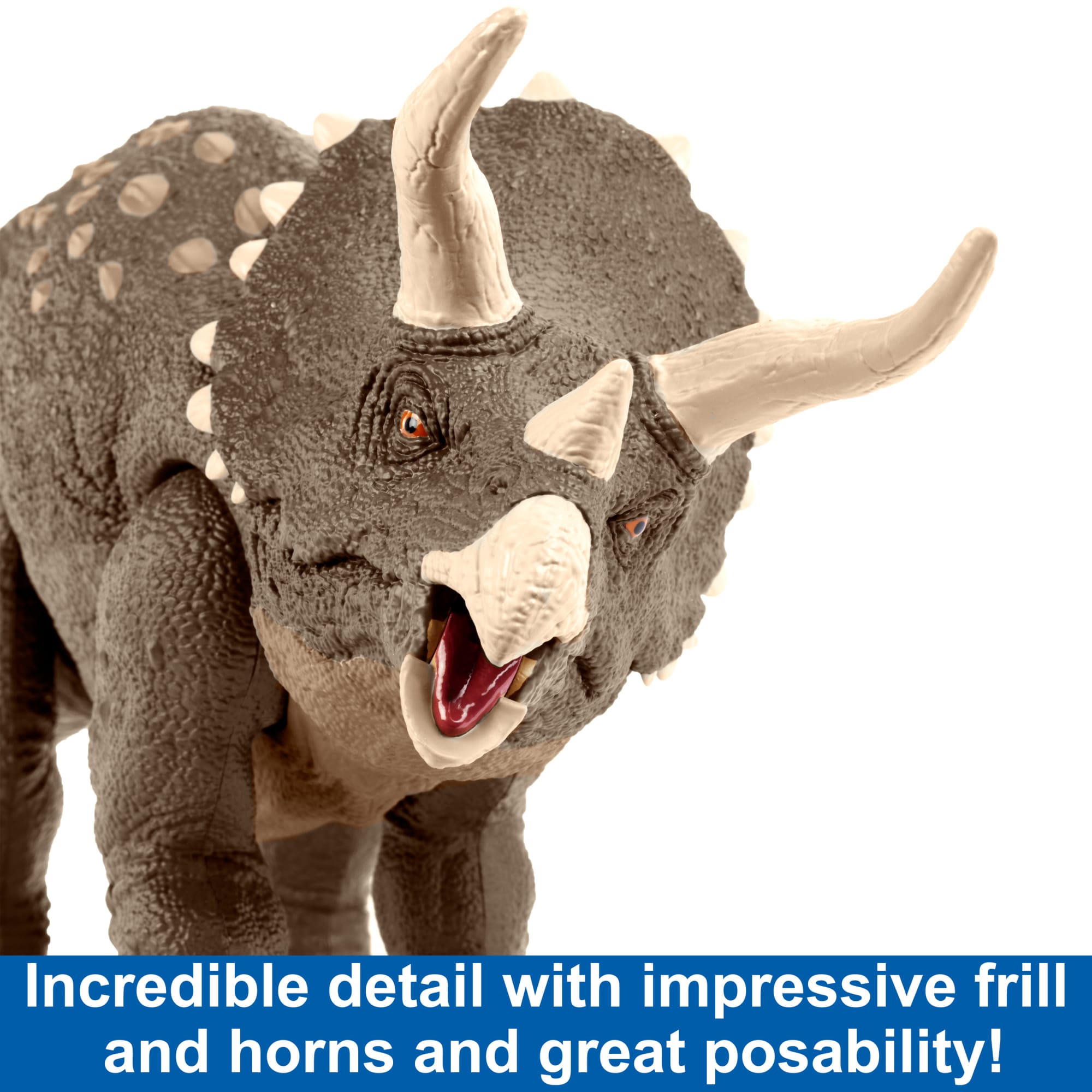 JURASSIC WORLD HABITAT DEFENDER TRICERATOPS Mattel