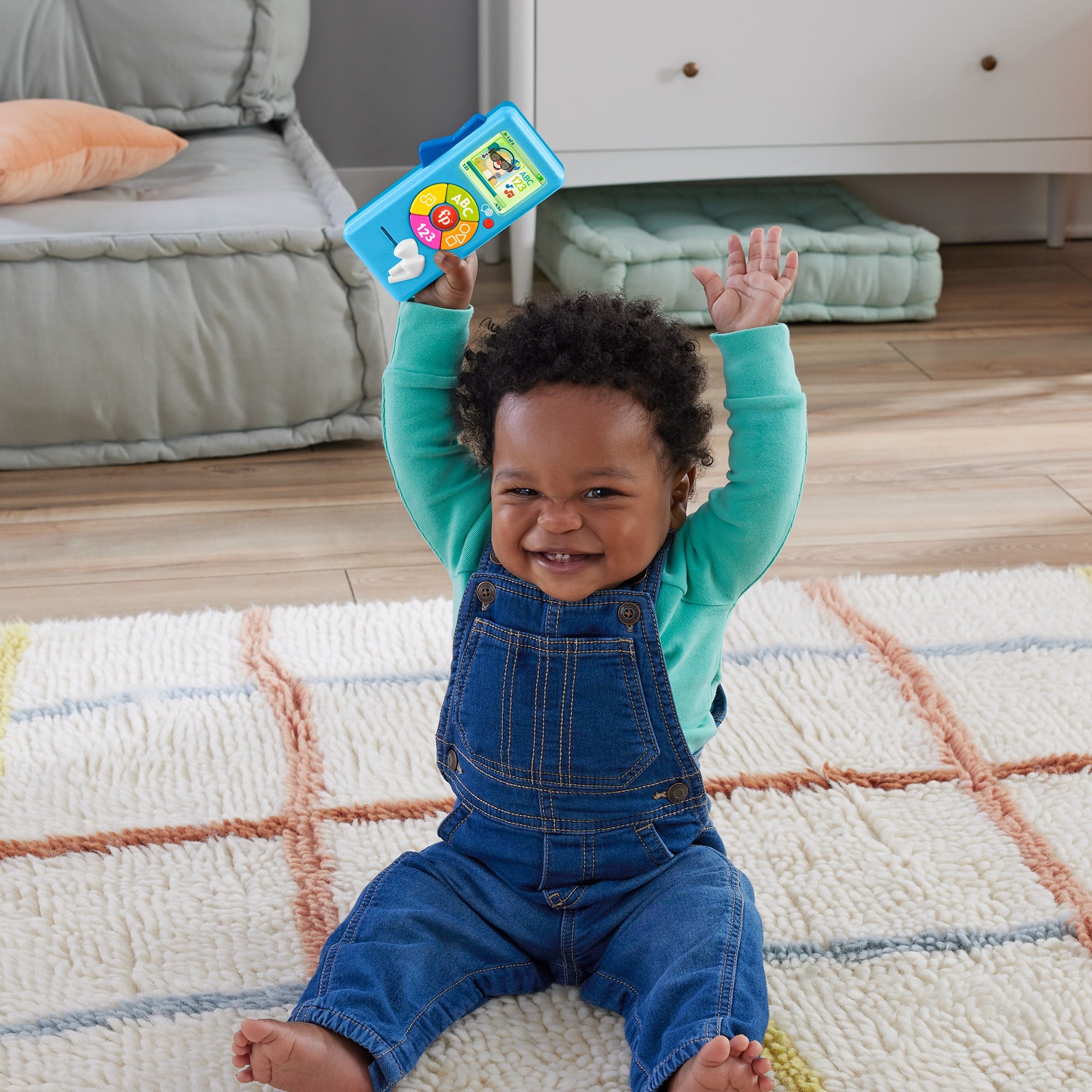 Fisher-Price Ríe y Aprende Juguete para Bebés Reproductor de Música Canta Conmigo