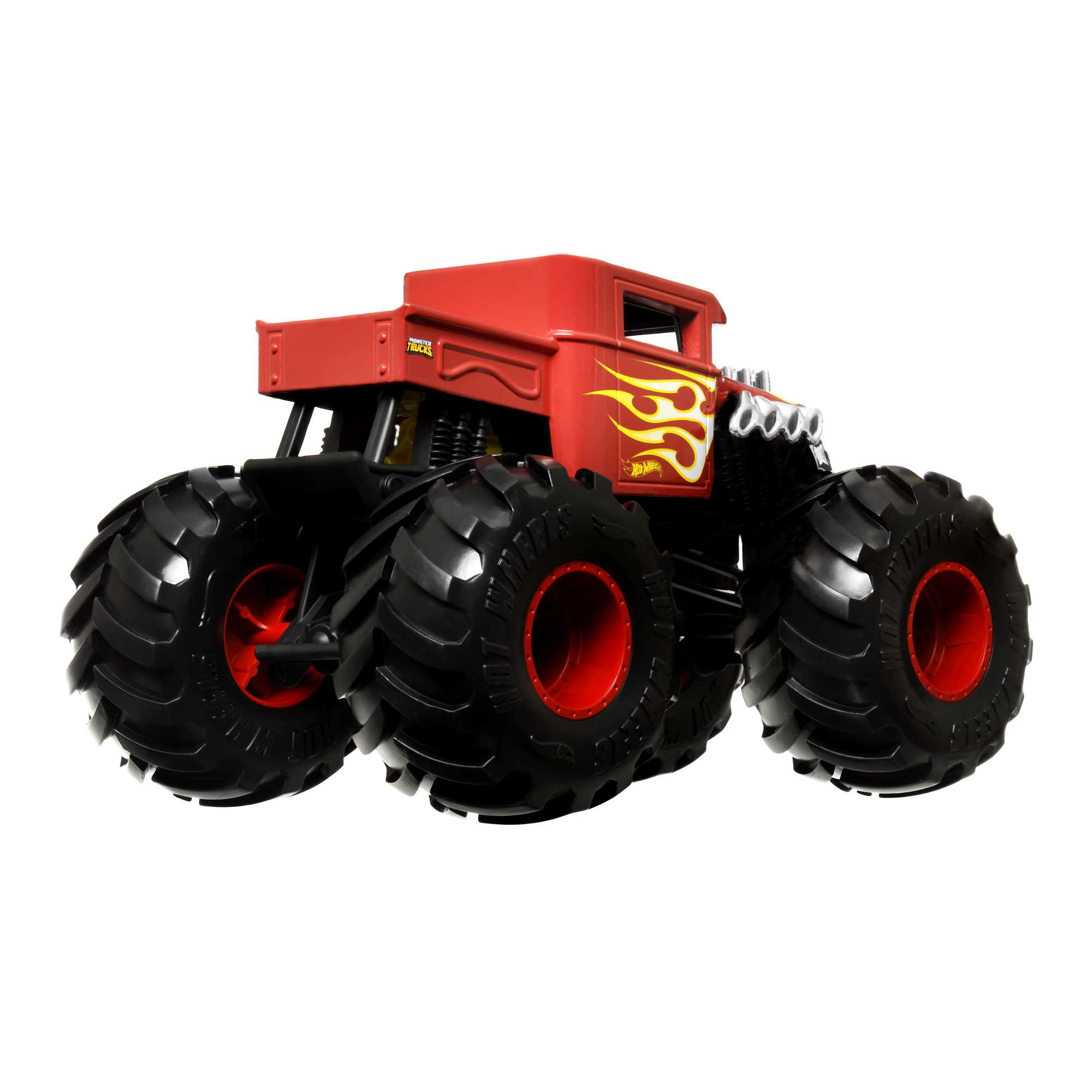 Hot Wheels Monster Trucks Vehículo de Juguete Bone Shaker Rojo Escala 1:24