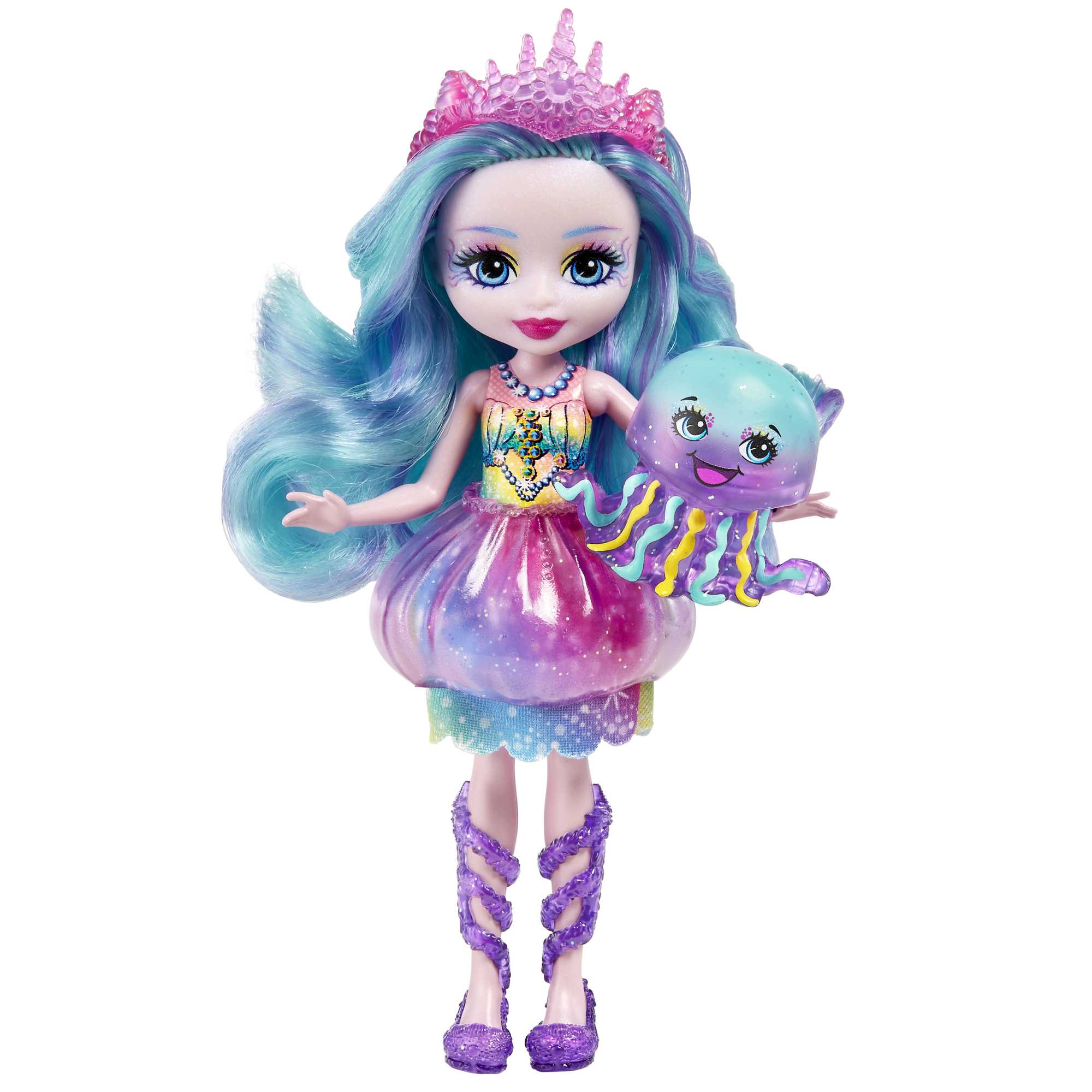 Enchantimals Muñeca Jelanie Medusa y Stingley
