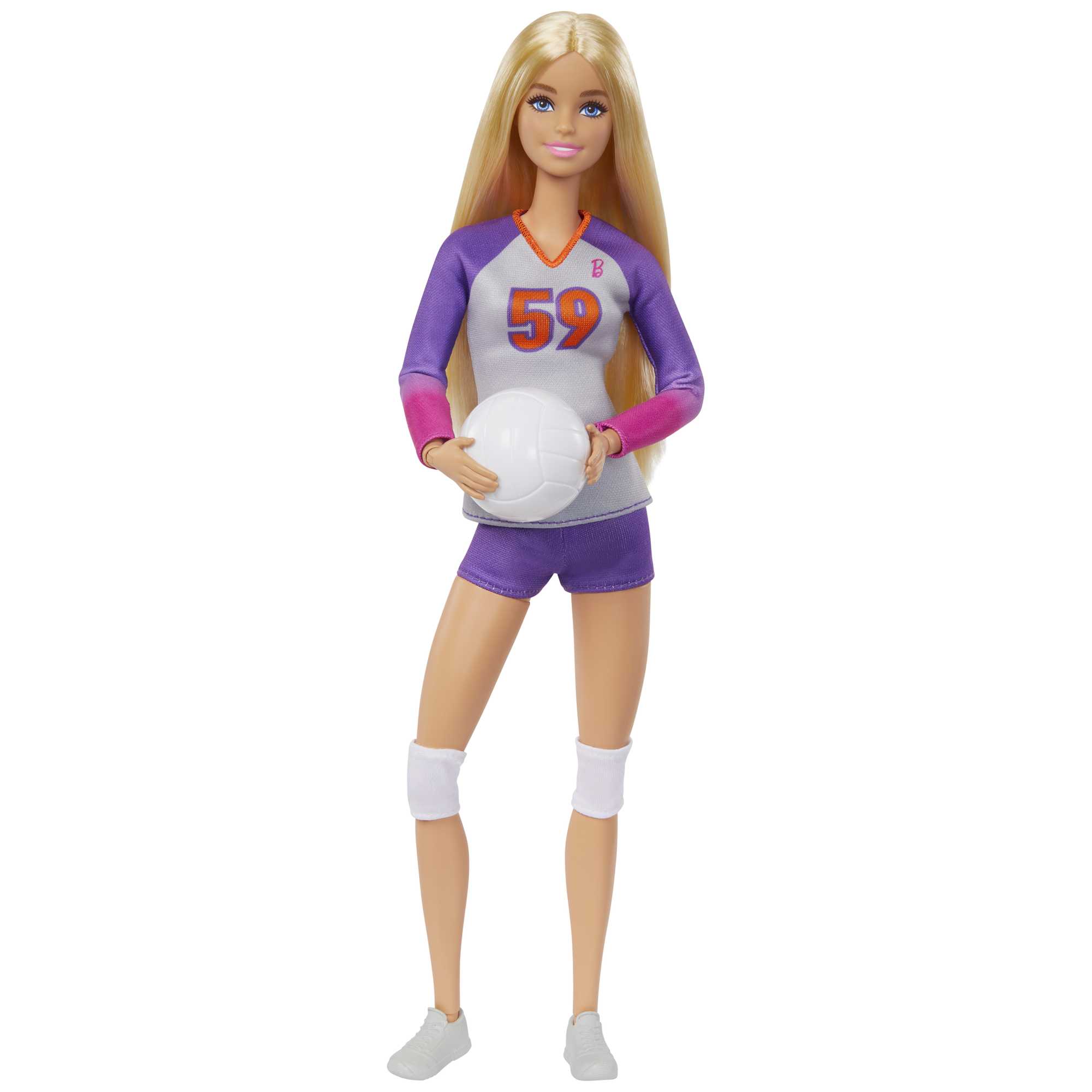 Barbie Doll & Accessories | Made to Move Volleyball Player Doll | MATTEL