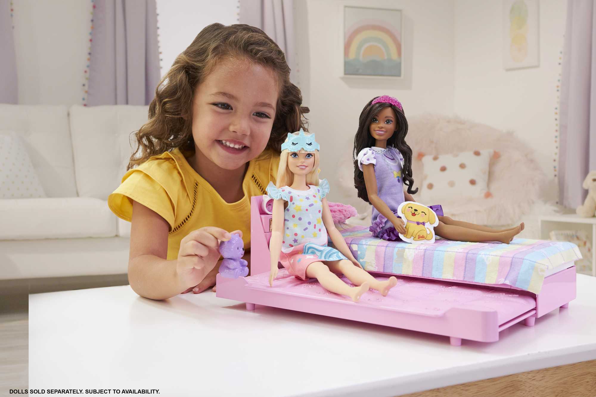 Barbie Furniture for Preschoolers | Bedtime Playset | MATTEL