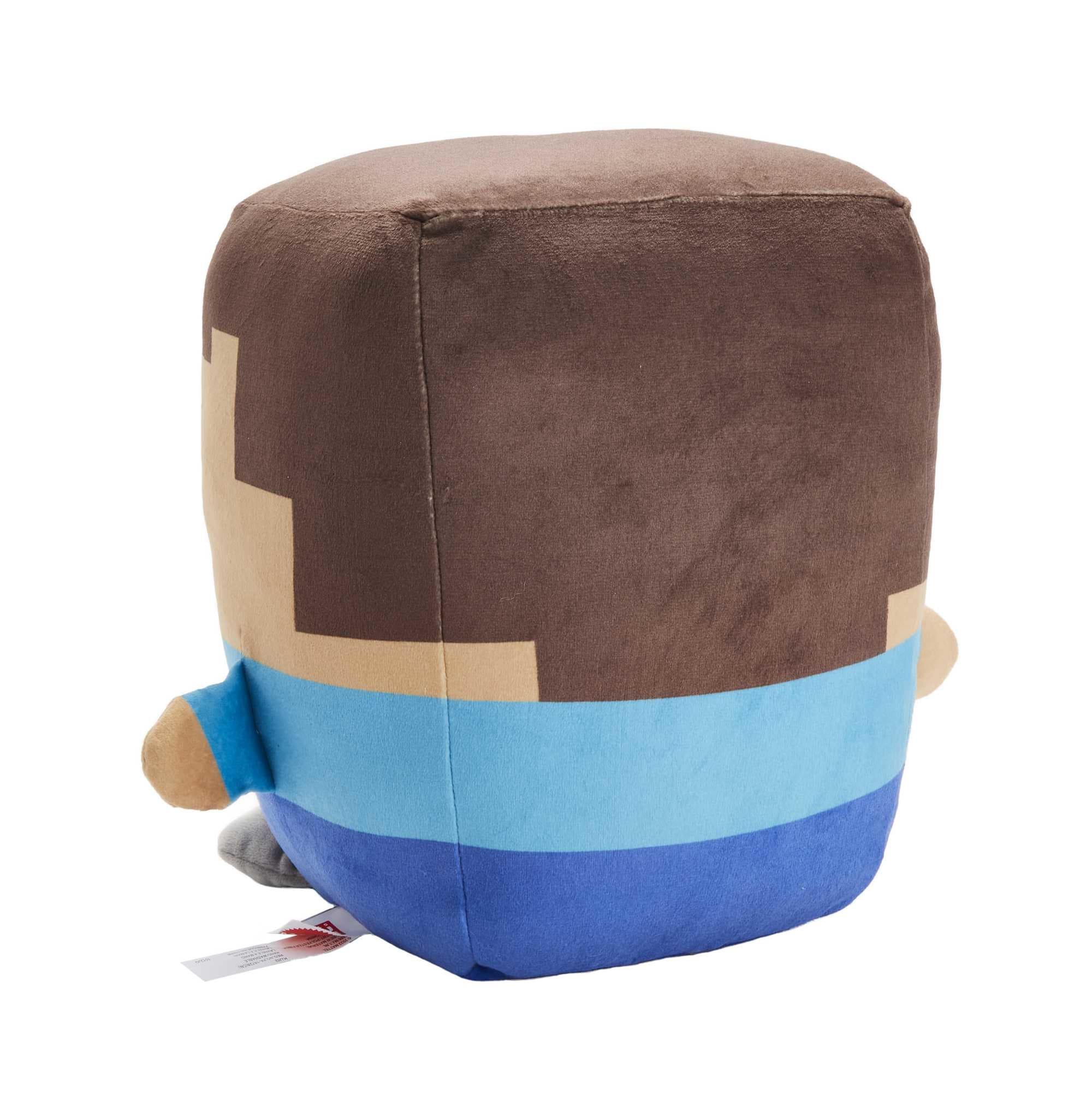 Minecraft Cuutopia 10-In Steve Plush Character Pillow Doll, Collectible Toy