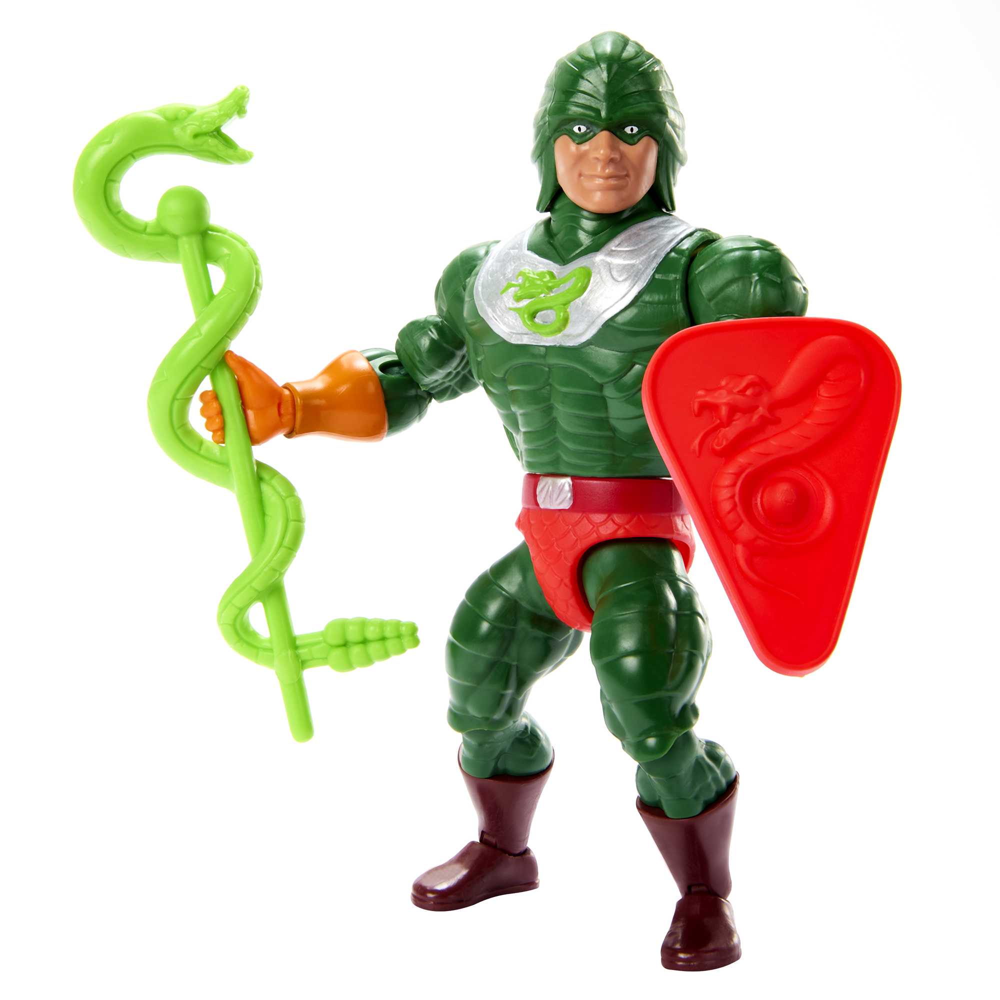 Masters of the Universe Origins Figura de Ação Deluxe King Hiss 5.5" com acessórios
