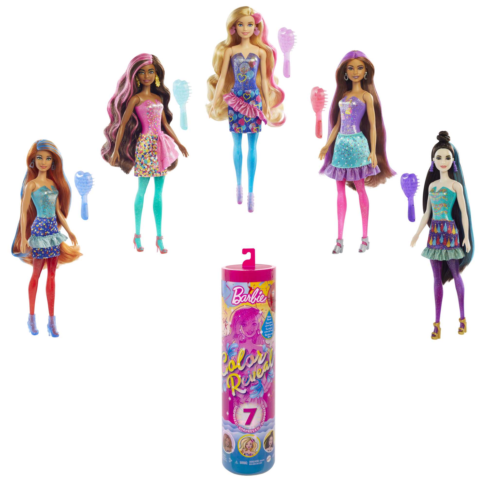 Barbie Mini Figures Kids Girls Mattel Cake Topper 3 Toy Minis Various new