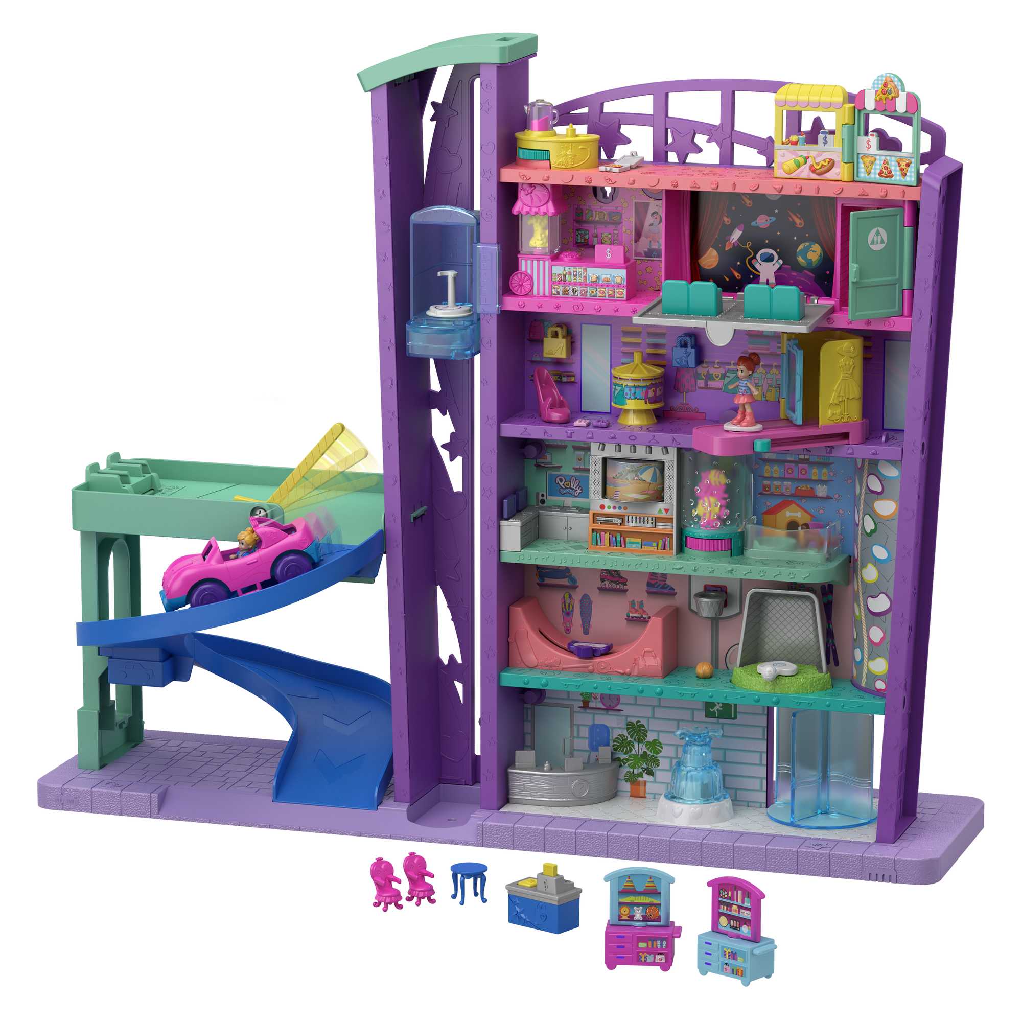 Polly Pocket Amz Mega Mall Bundle | Mattel