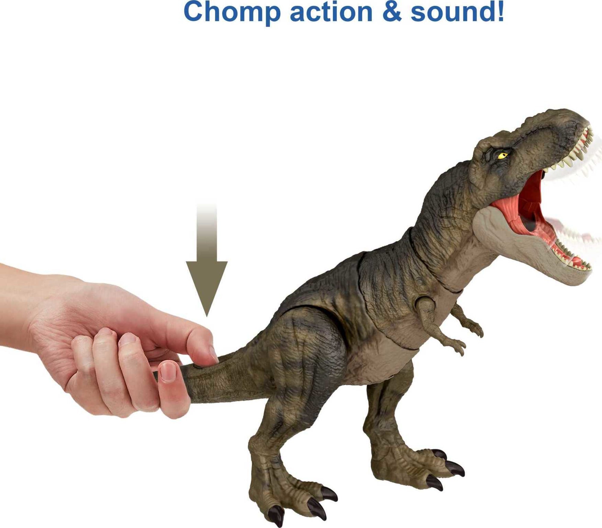 Jurassic World: Dominion Extreme Damage T Rex Dinosaur Figure for 4 Year  Olds & Up