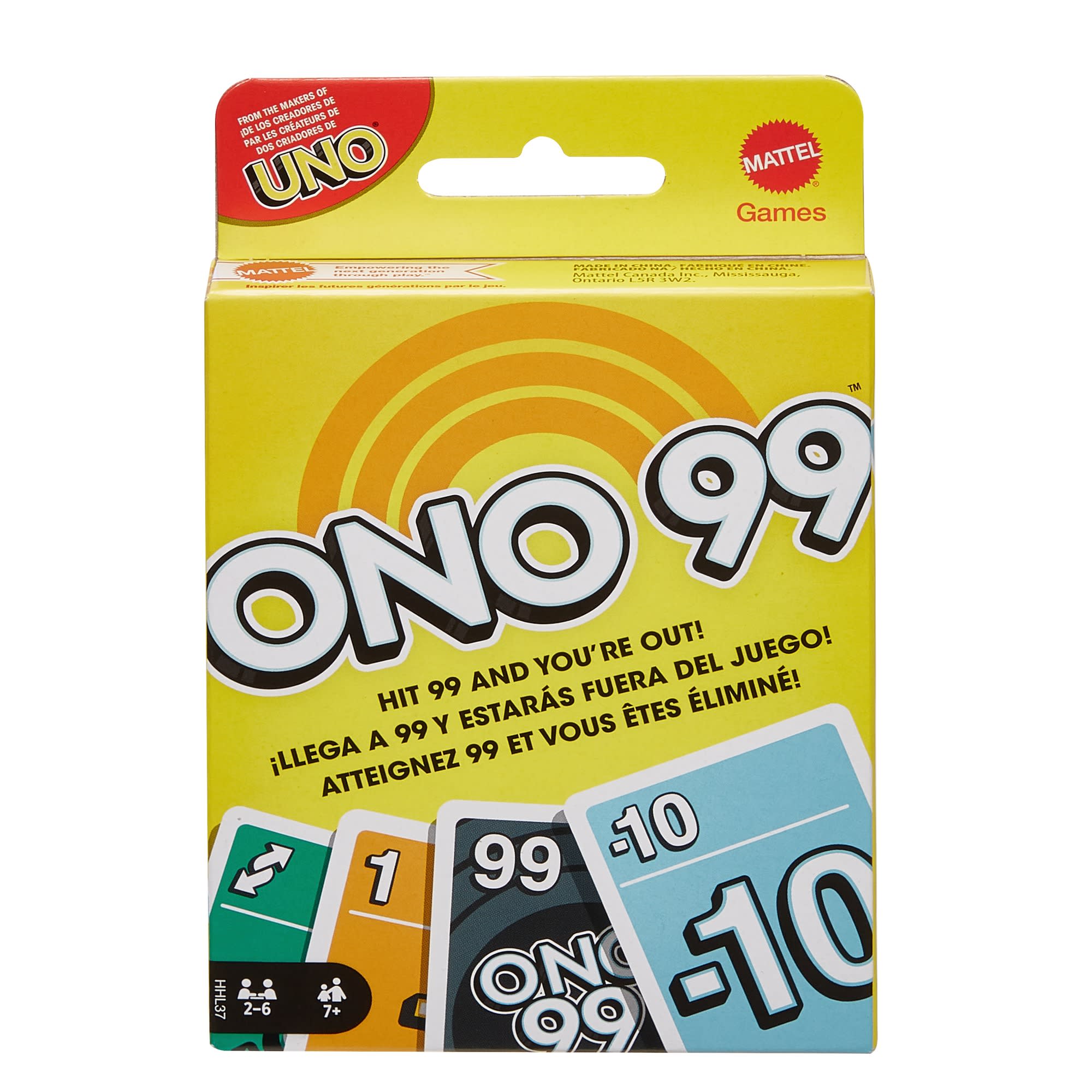 3 Card Games, UNO, Phase 10, ONO 99 