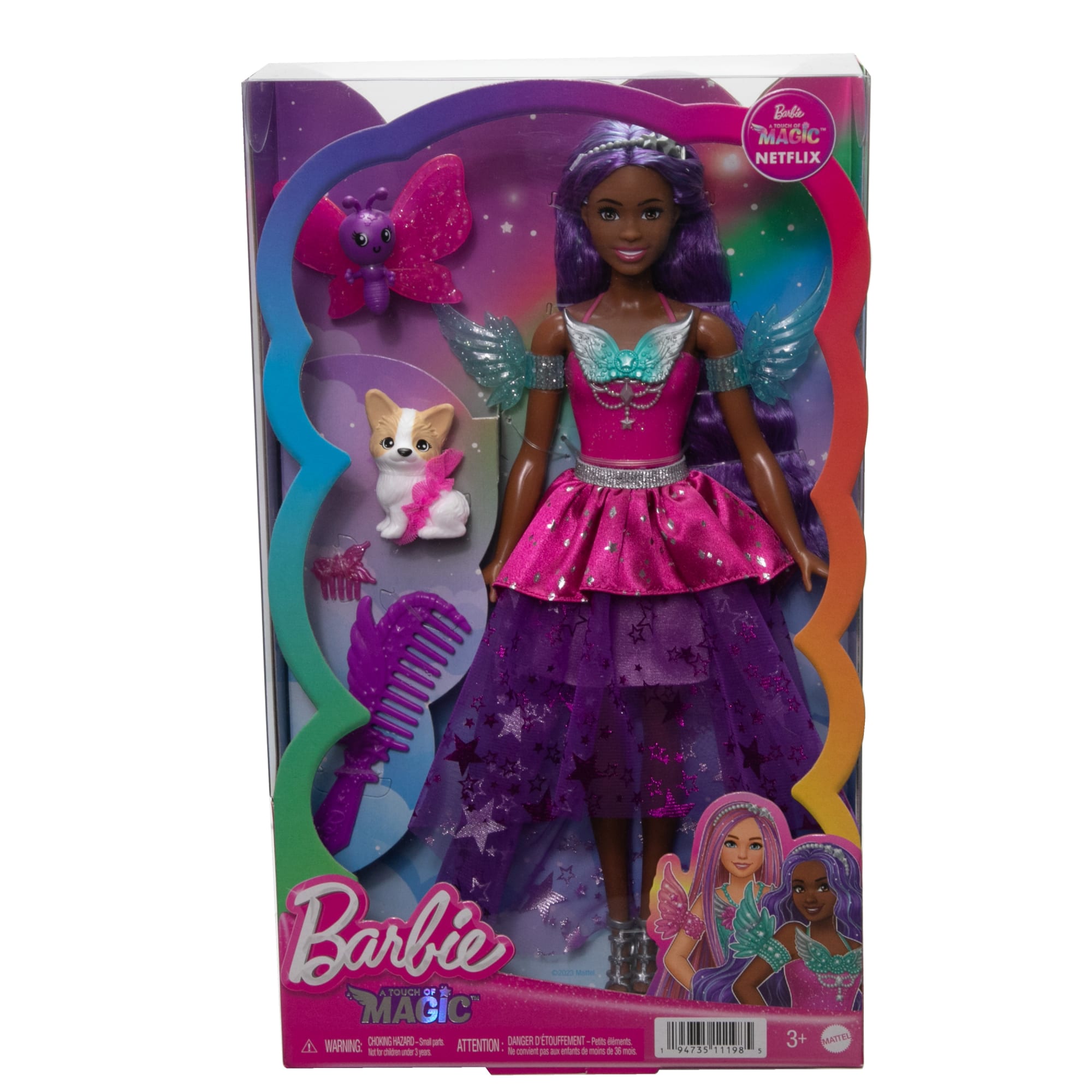 Barbie Doll With Two Fairytale Pets, Barbie “Brooklyn” From Barbie A Touch Of Magic