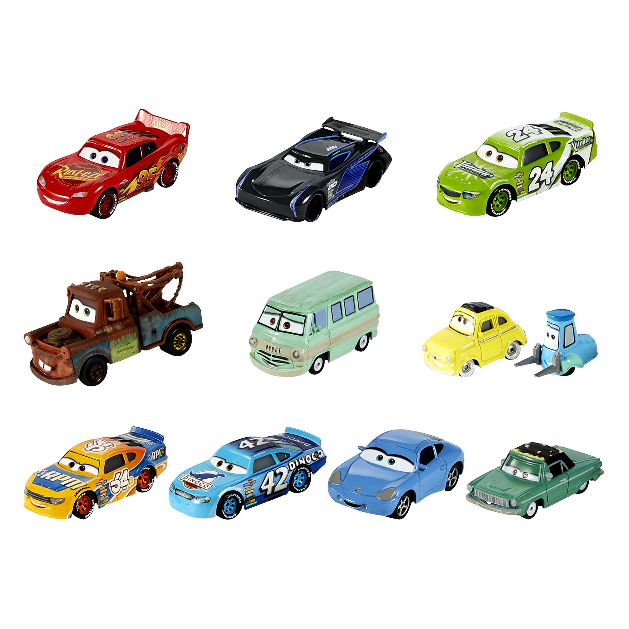 Disney Cars Die-Cast Vehicle 10-Pack | Mattel