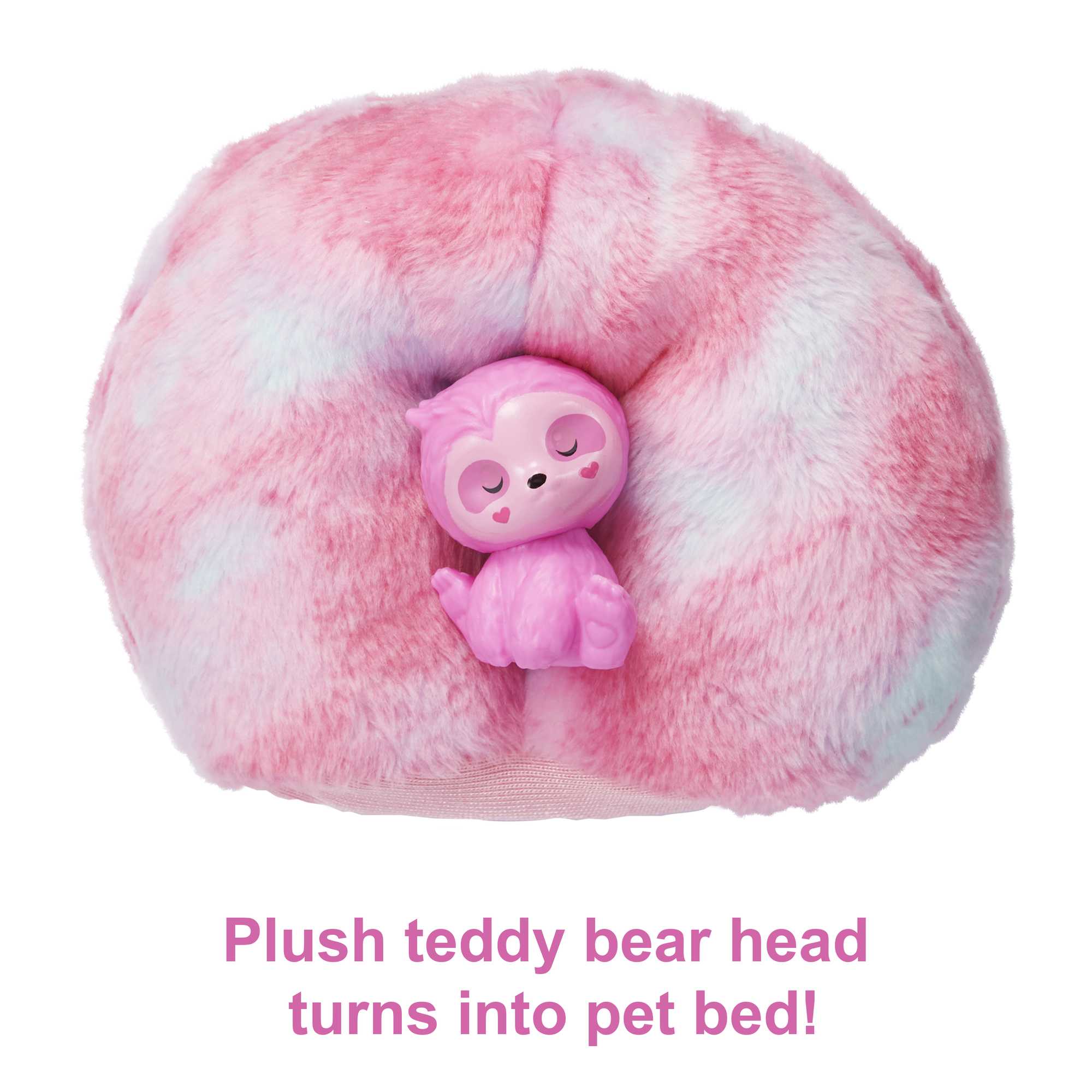 Barbie Doll Cutie Reveal Sloth Plush Costume Doll With Pet, Color Change