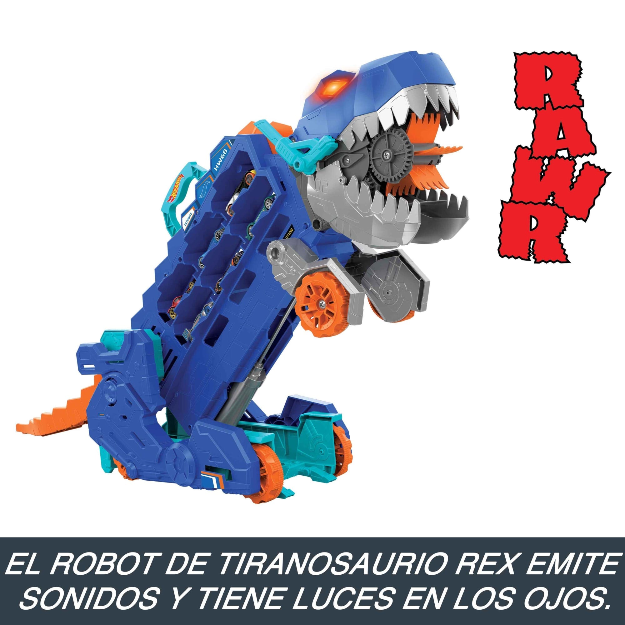 Hot Wheels City Pista de Juguete Súper Remolque de T-Rex