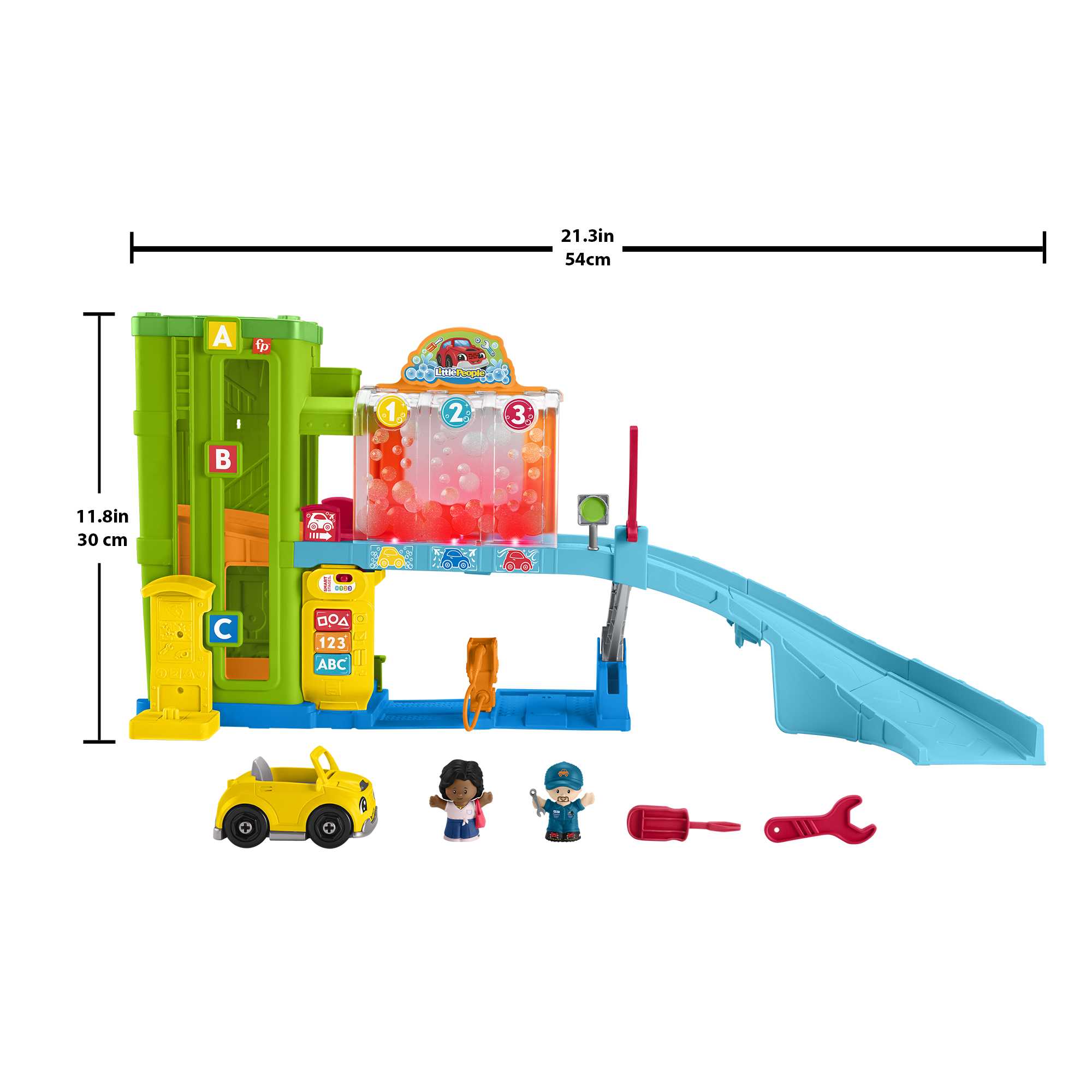 Fisher-Price Little People Set de Juego Garage de Vehículos